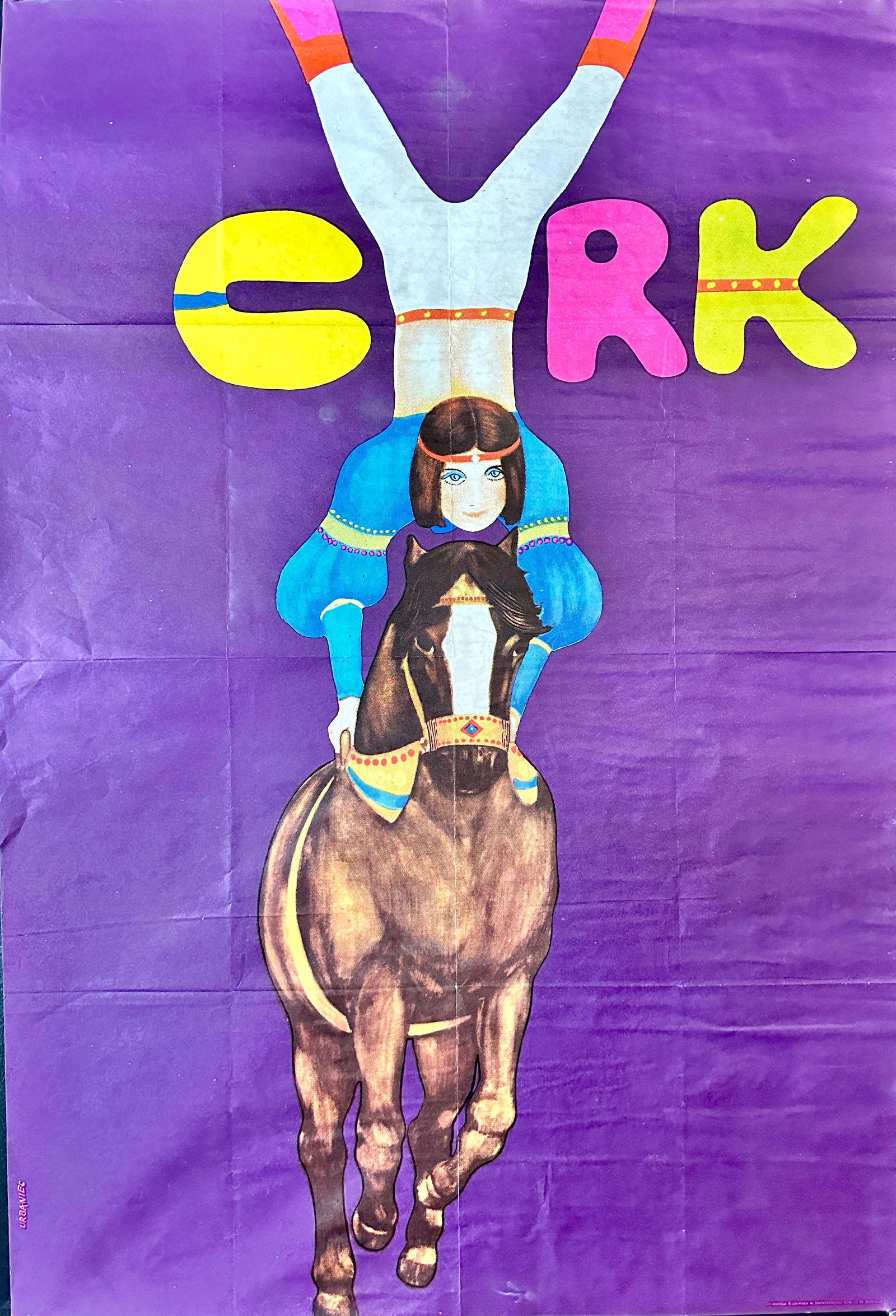 CYRK - MACIEJ URBANIEC - POLISH CIRCUS POSTER (1 of 1)