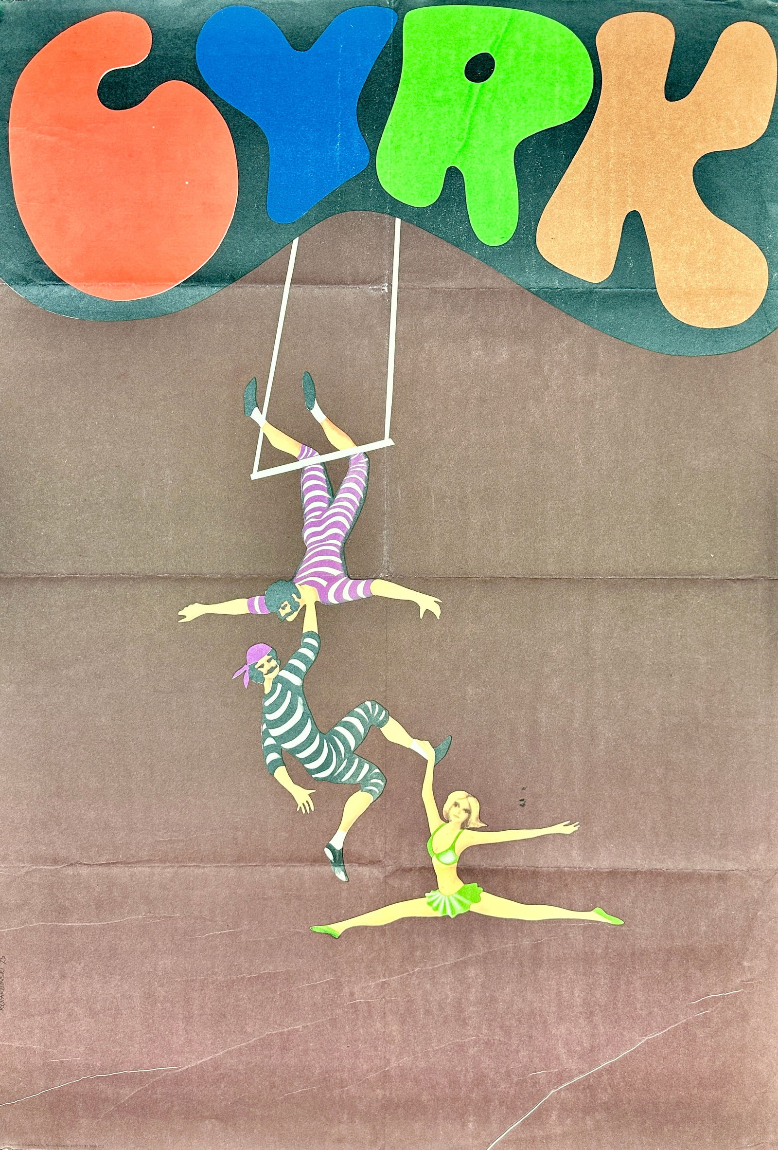 CYRK - JAN KOTARBINSKI - POLISH CIRCUS POSTER (1 of 1)