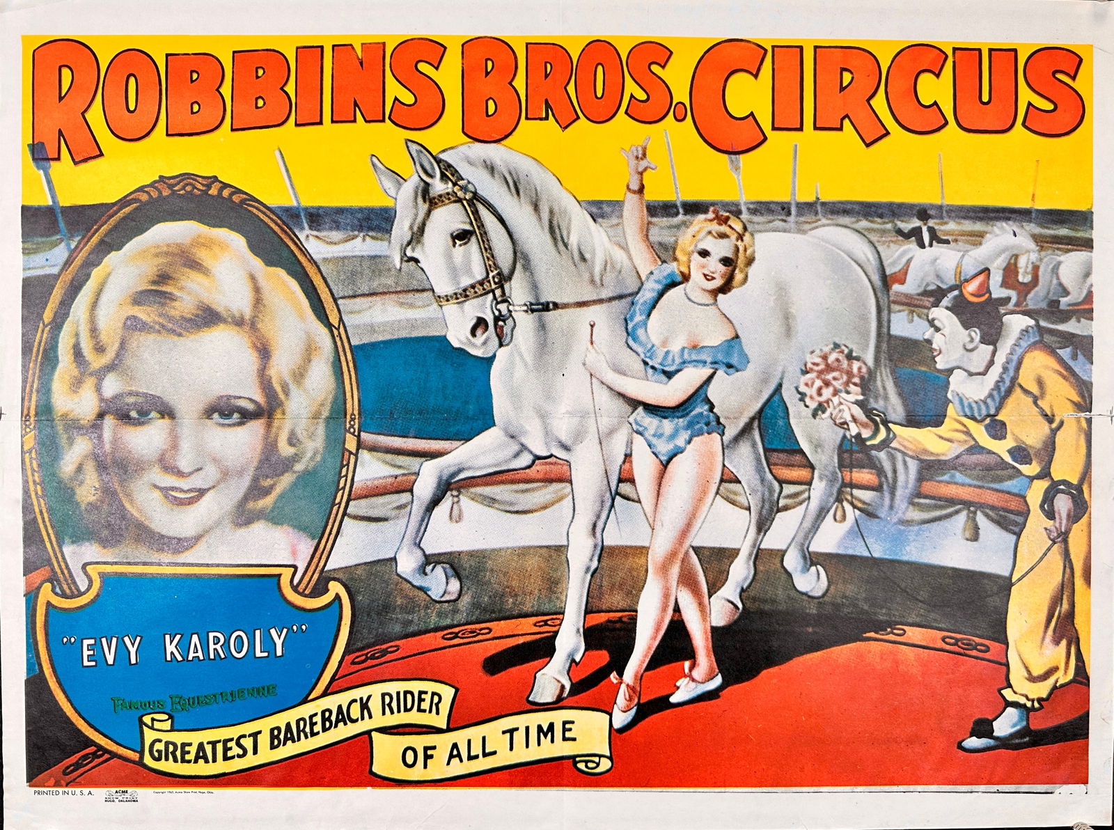 ROBBINS BROS. CIRCUS POSTER (1 of 1)