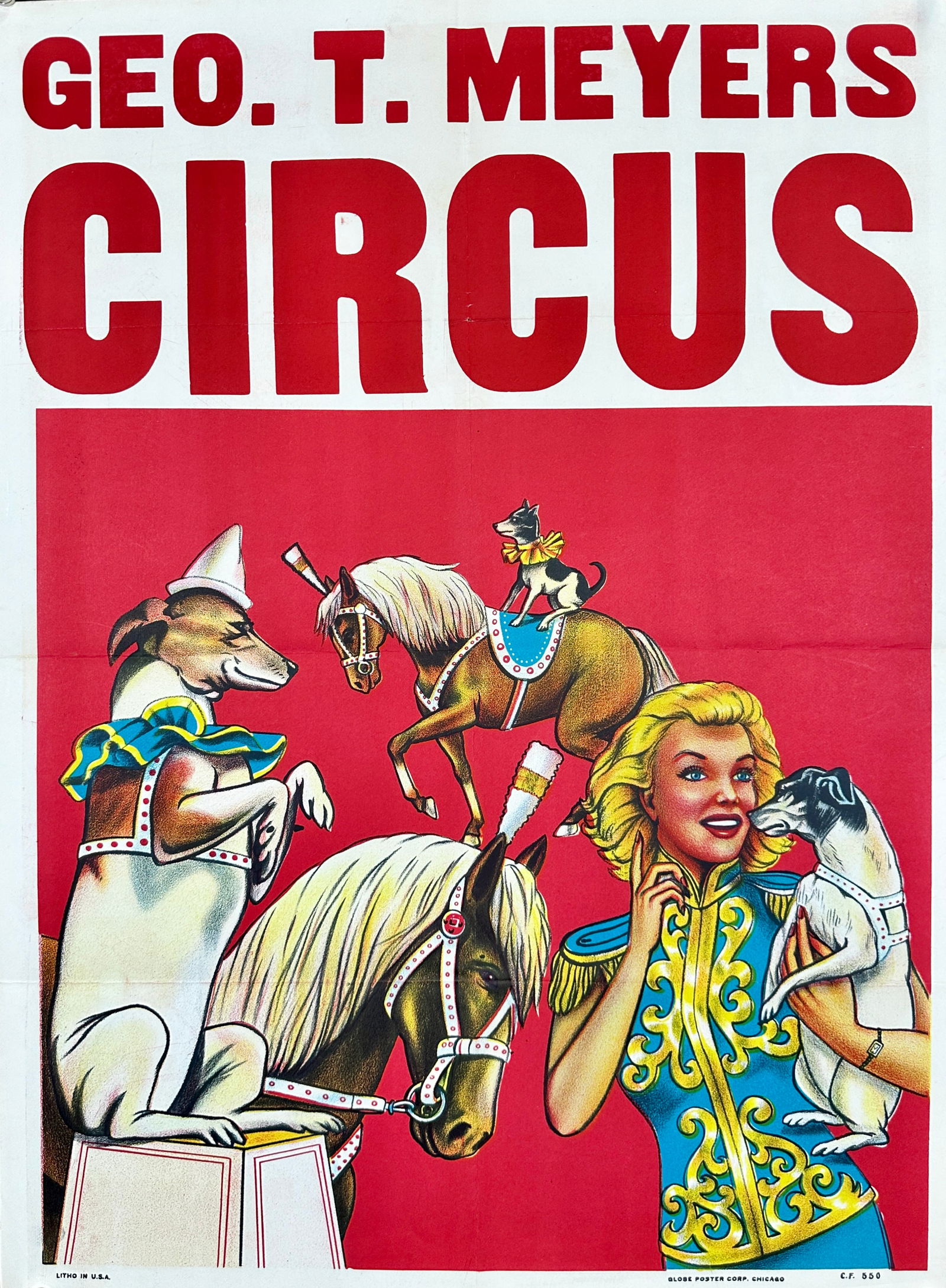GEO. T. MEYERS CIRCUS POSTER (1 of 1)