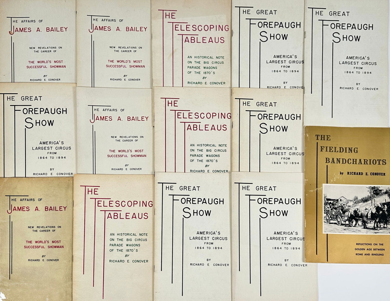 RICHARD E. CONOVER CIRCUS BOOKS (1 of 3)