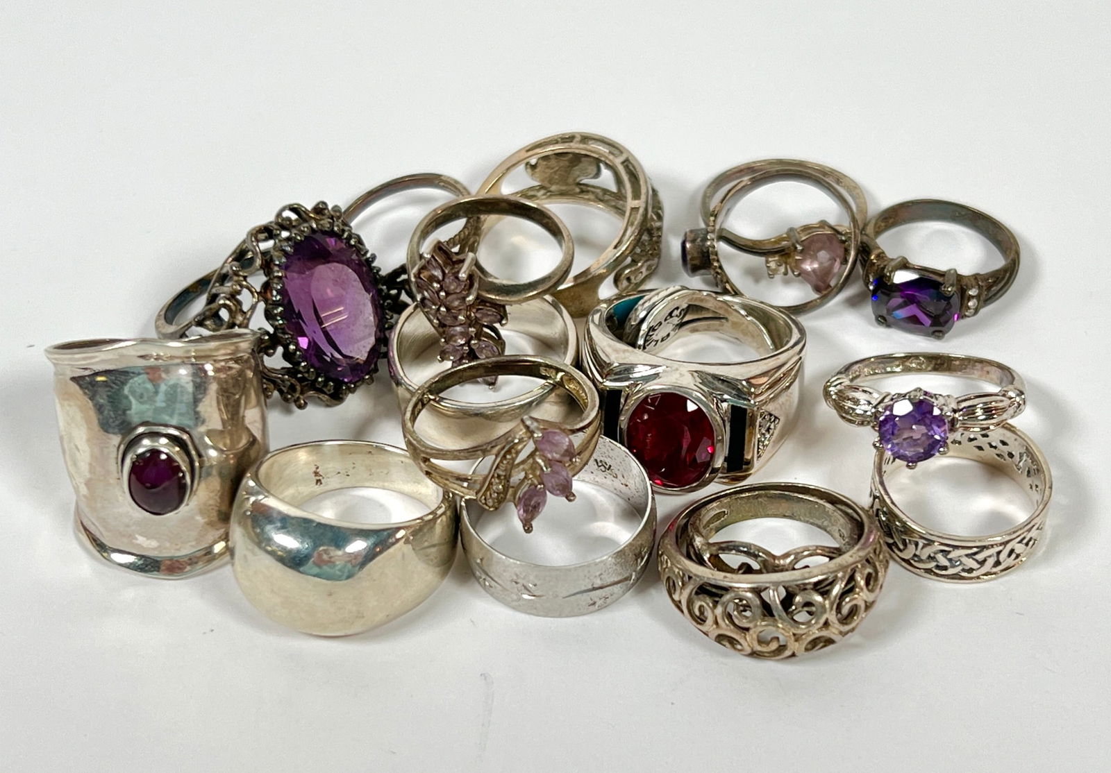 COLLECTION OF STERLING SILVER JEWELRY (1 of 1)
