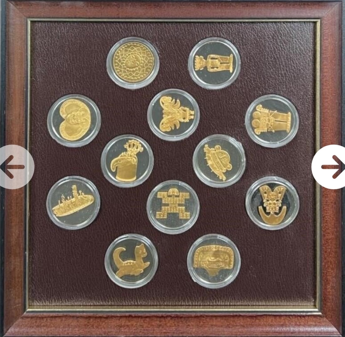 FRANKLIN MINT GOLD OF ELDORADO - SILVER (1 of 2)