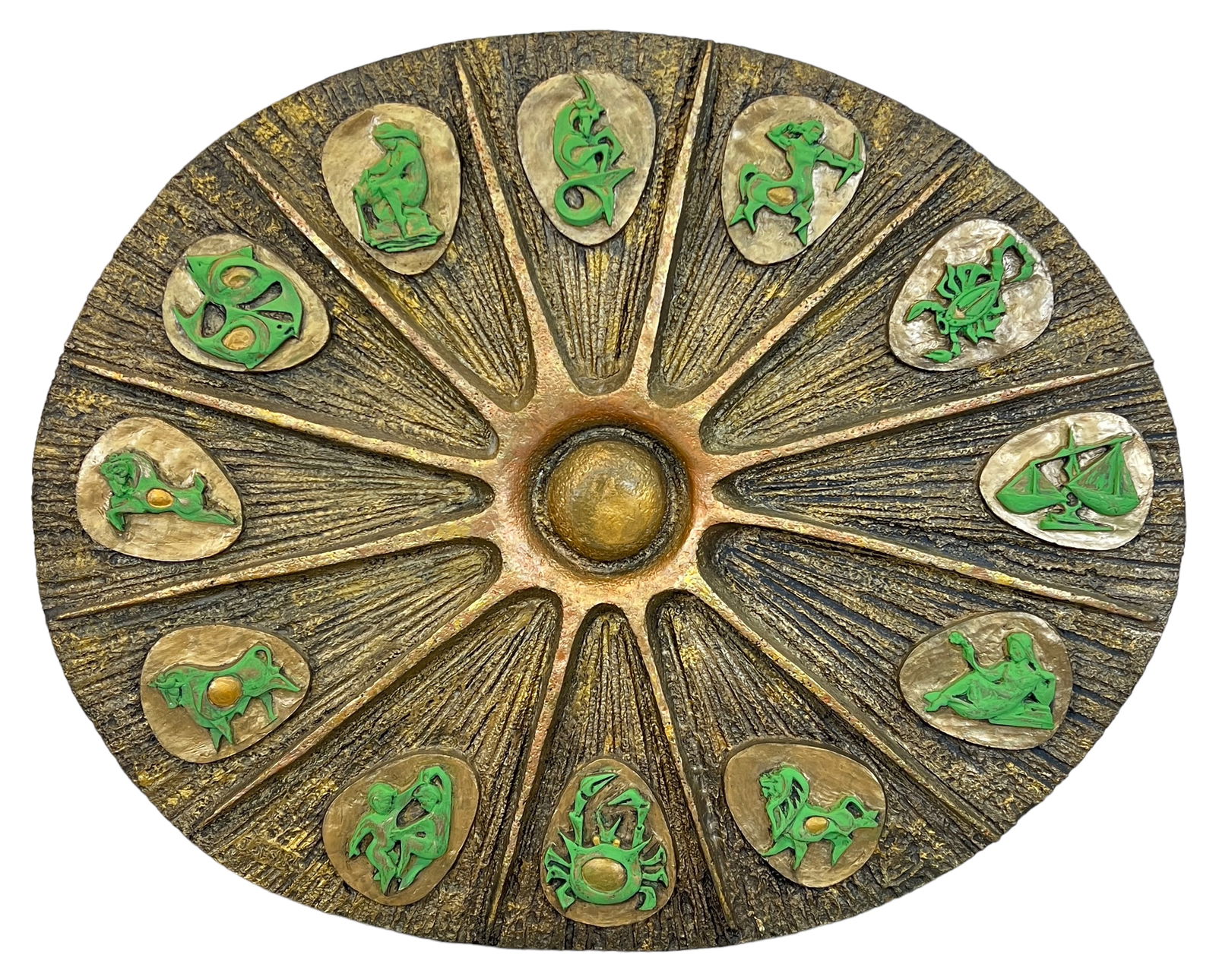 JUAN SEGURA ZODIAC WALL SCULPTURE (1 of 2)