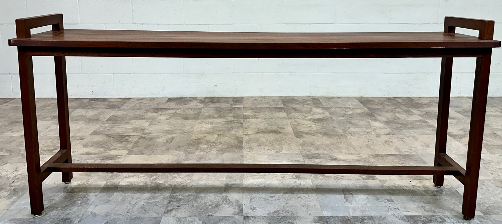 VINTAGE PACANOVSKY CONSOLE TABLE: SIGNED, VG. 66"W, 15"D, 29"H