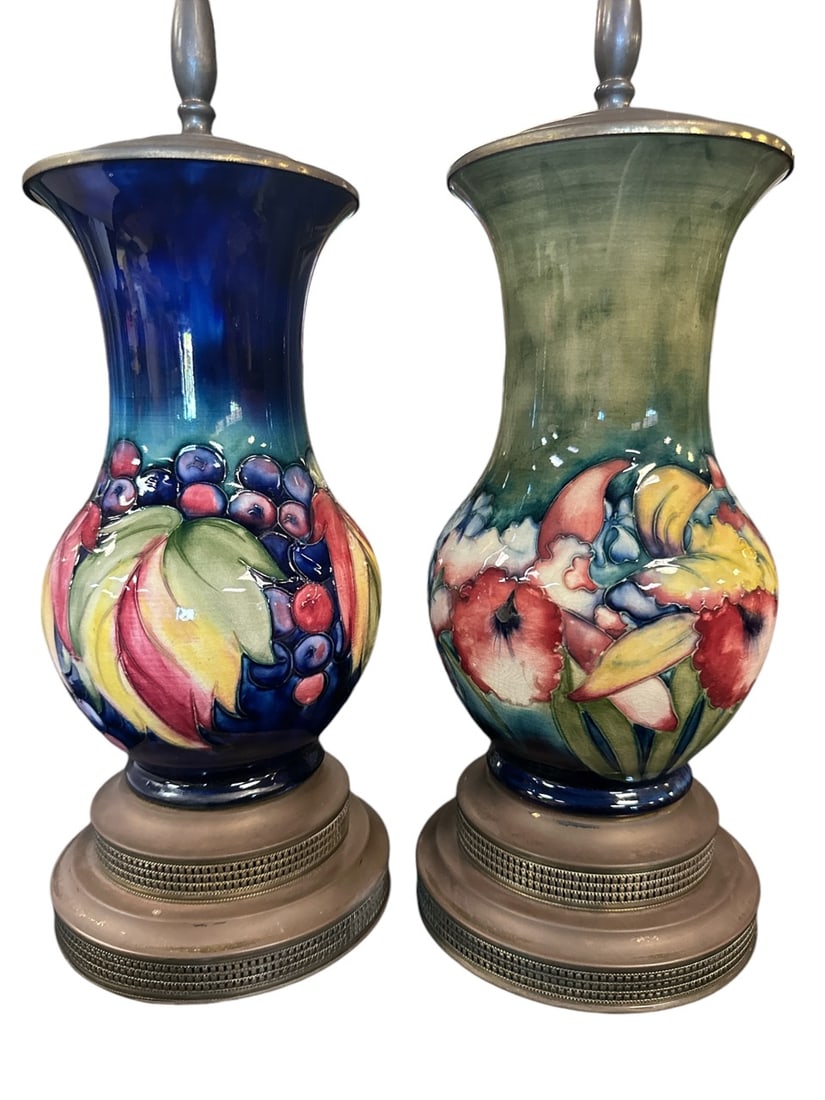 MOORCROFT POTTERY TABLE LAMPS (1 of 2)