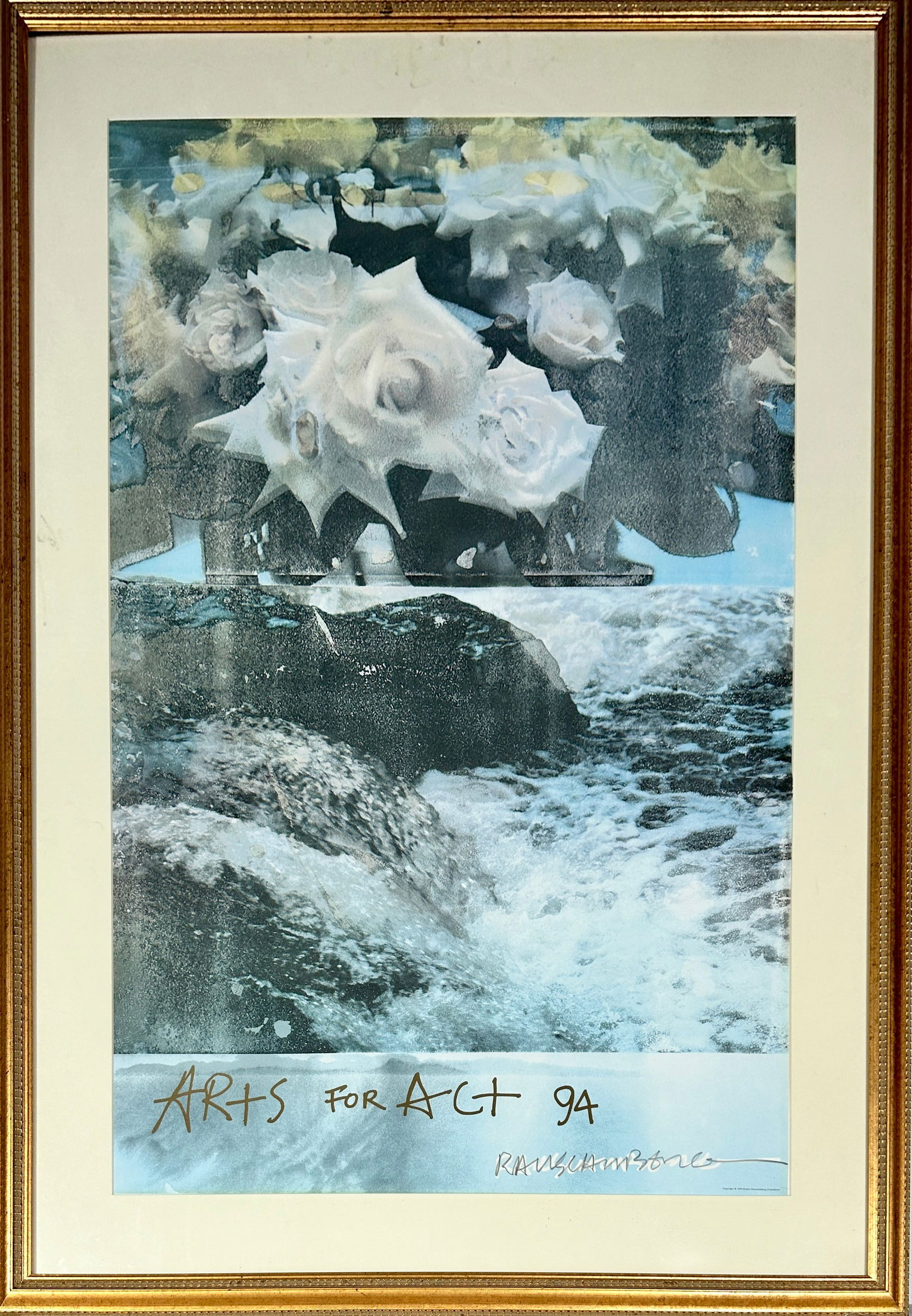 ROBERT RAUSCHENBERG EXHIBITION POSTER (1 of 2)