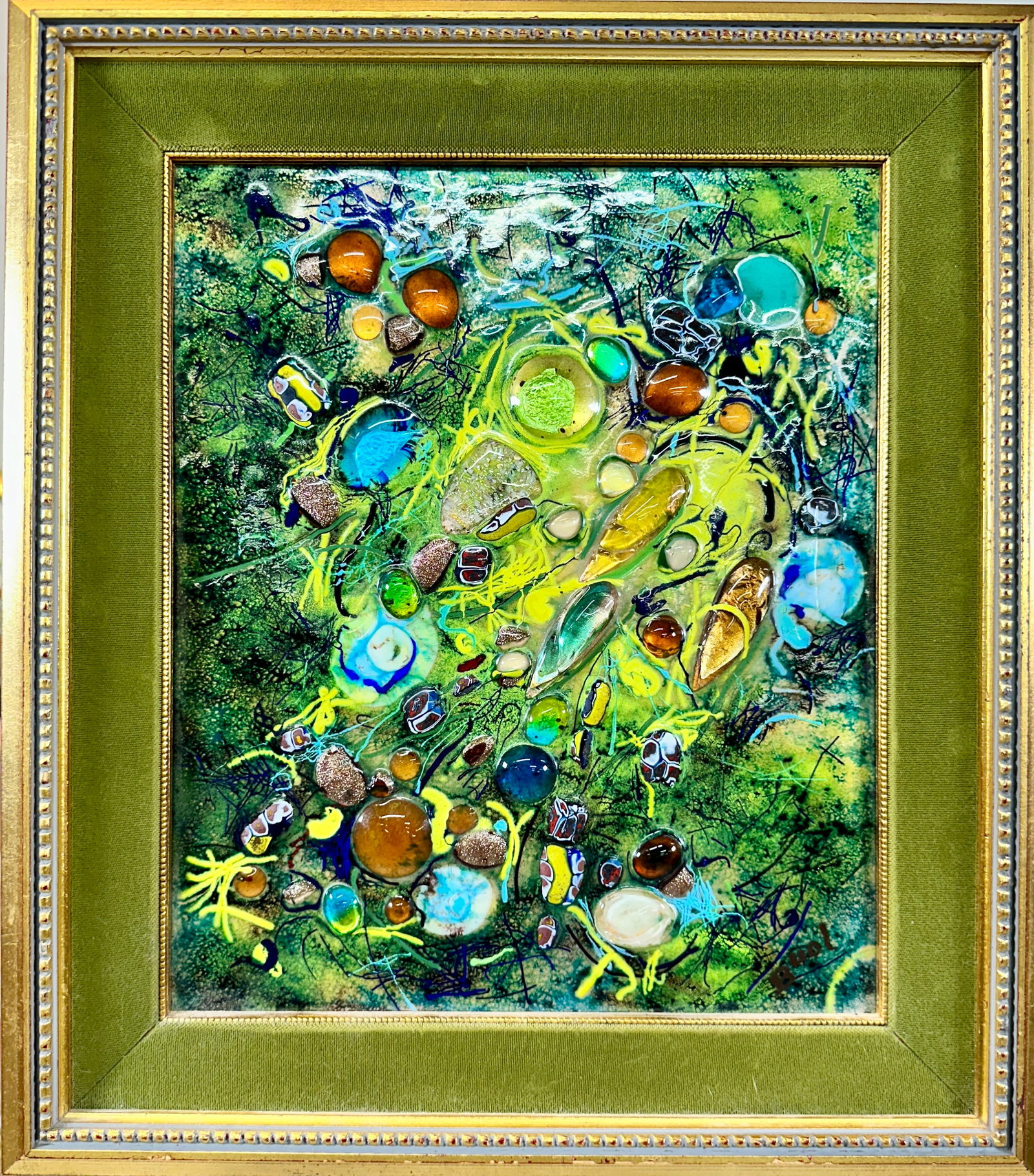 RUTH BUOL ENAMEL ON COPPER WALL ART (1 of 1)