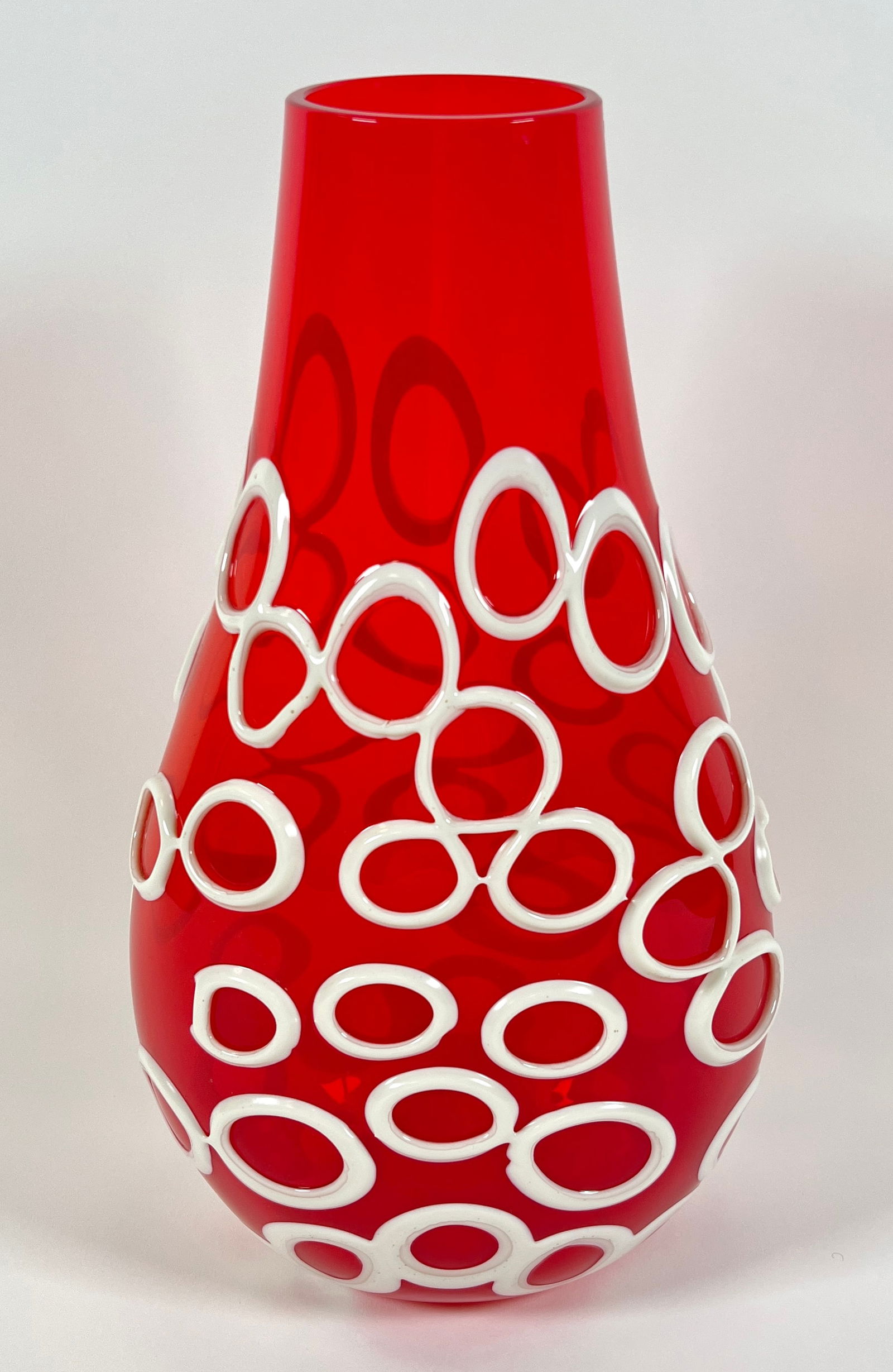 VENINI MURANO KYKLOS ART GLASS VASE (1 of 2)