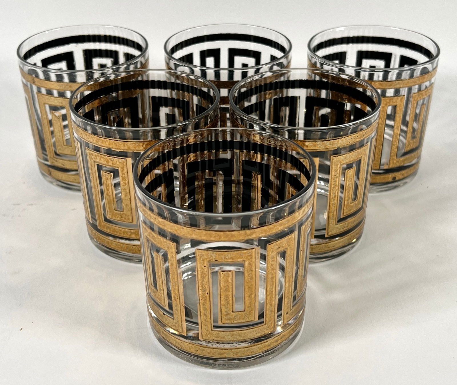 VINTAGE LIBBEY GLASS - KING QUEEN TUMBLERS: 6"