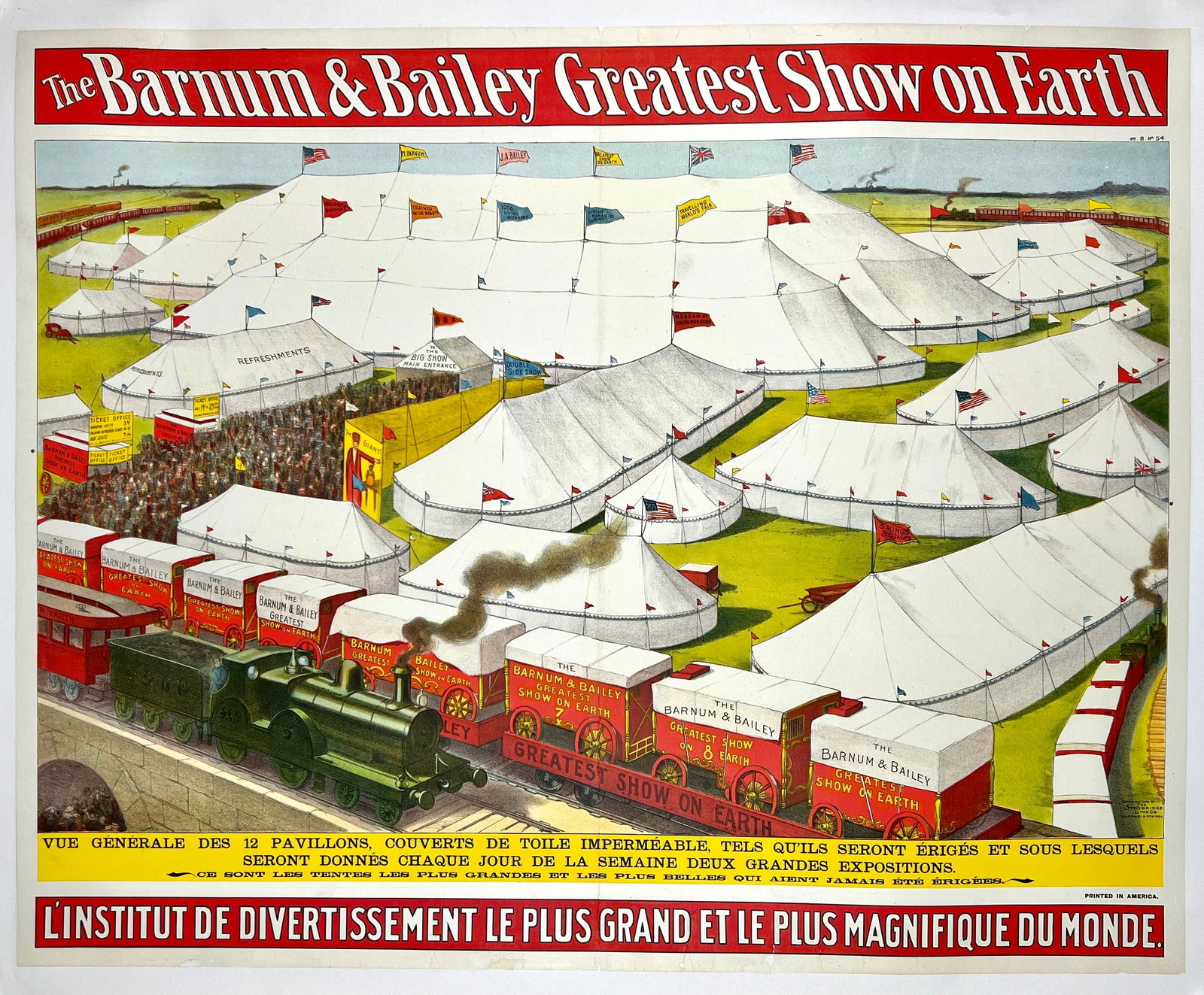 BARNUM & BAILEY - GREATEST SHOW ON EARTH POSTER (1 of 1)