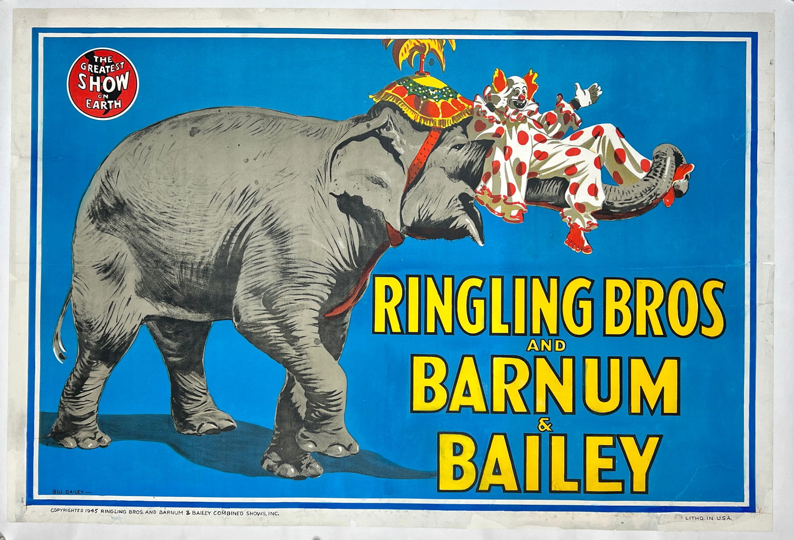 RINGLING BROS. BARNUM BAILEY CIRCUS POSTER (1 of 1)
