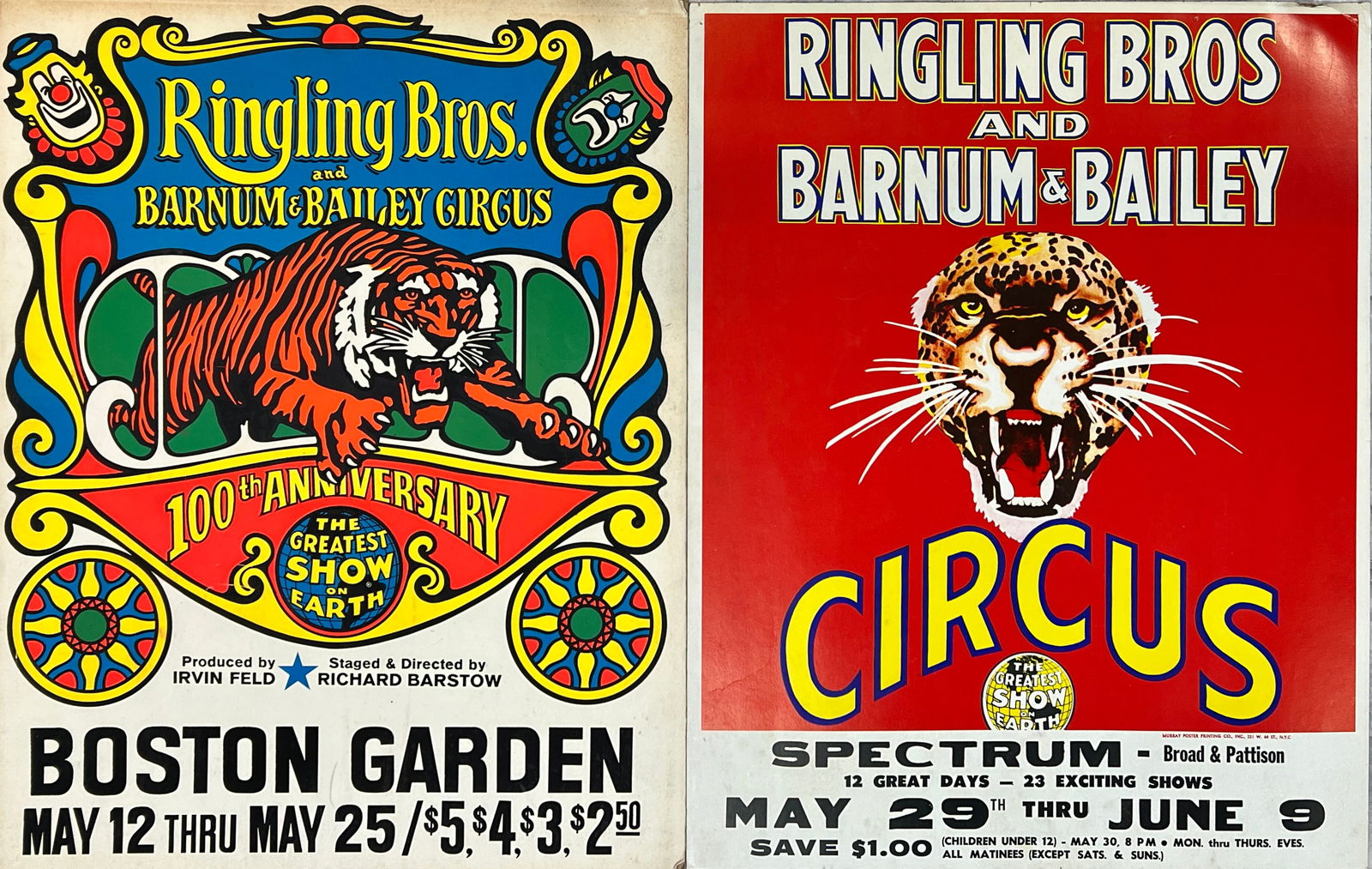 RINGLING BROS. BARNUM BAILEY CIRCUS WINDOW CARDS (1 of 1)