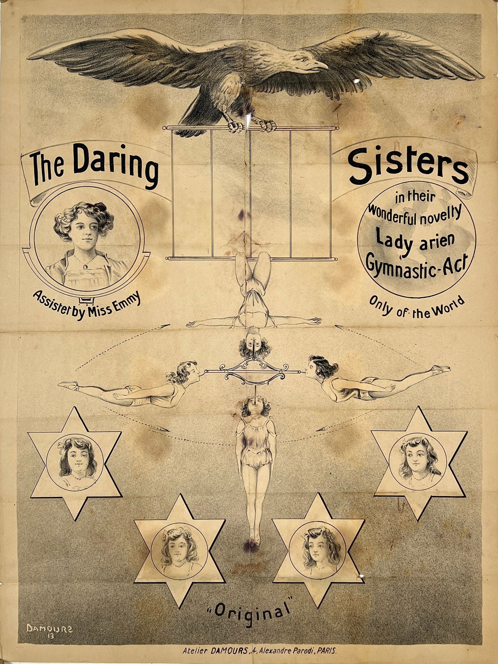 THE DARING SISTERS SHOW POSTER (1 of 1)
