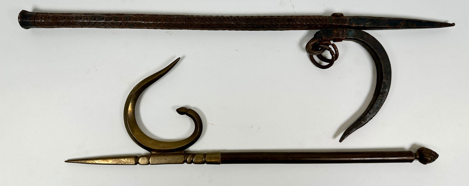 PAIR OF INDIAN ELEPHANT ANKUS - SMOKEY JONES (1 of 2)