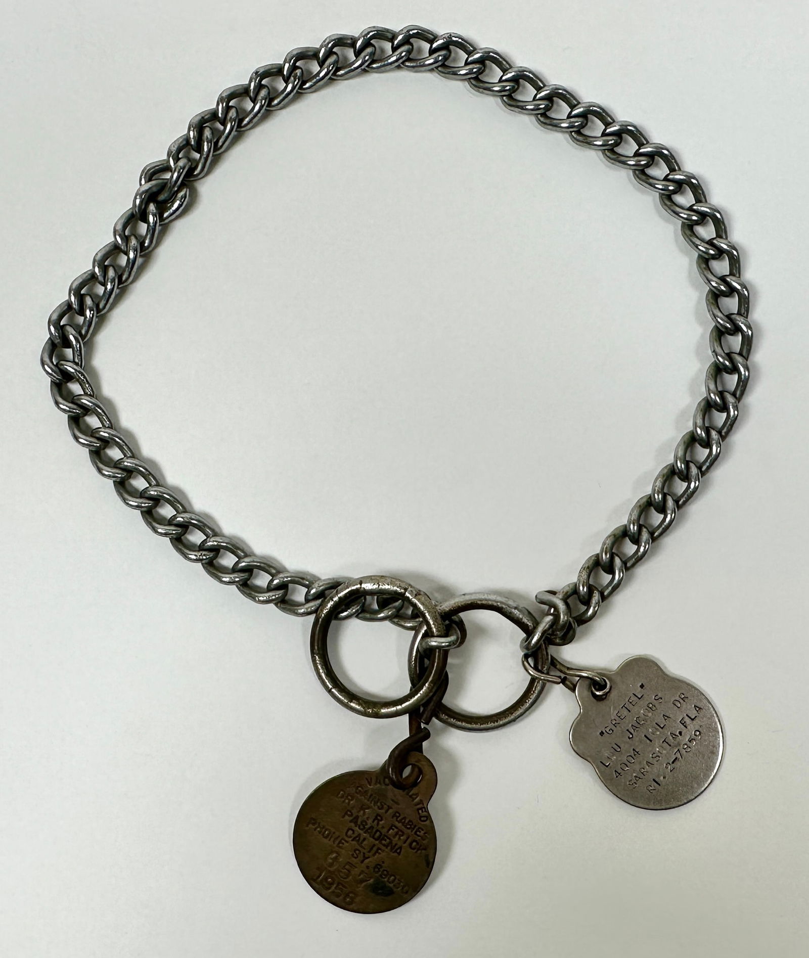 LOU JACOBS - RINGLING CLOWN - DOG TAGS (1 of 3)