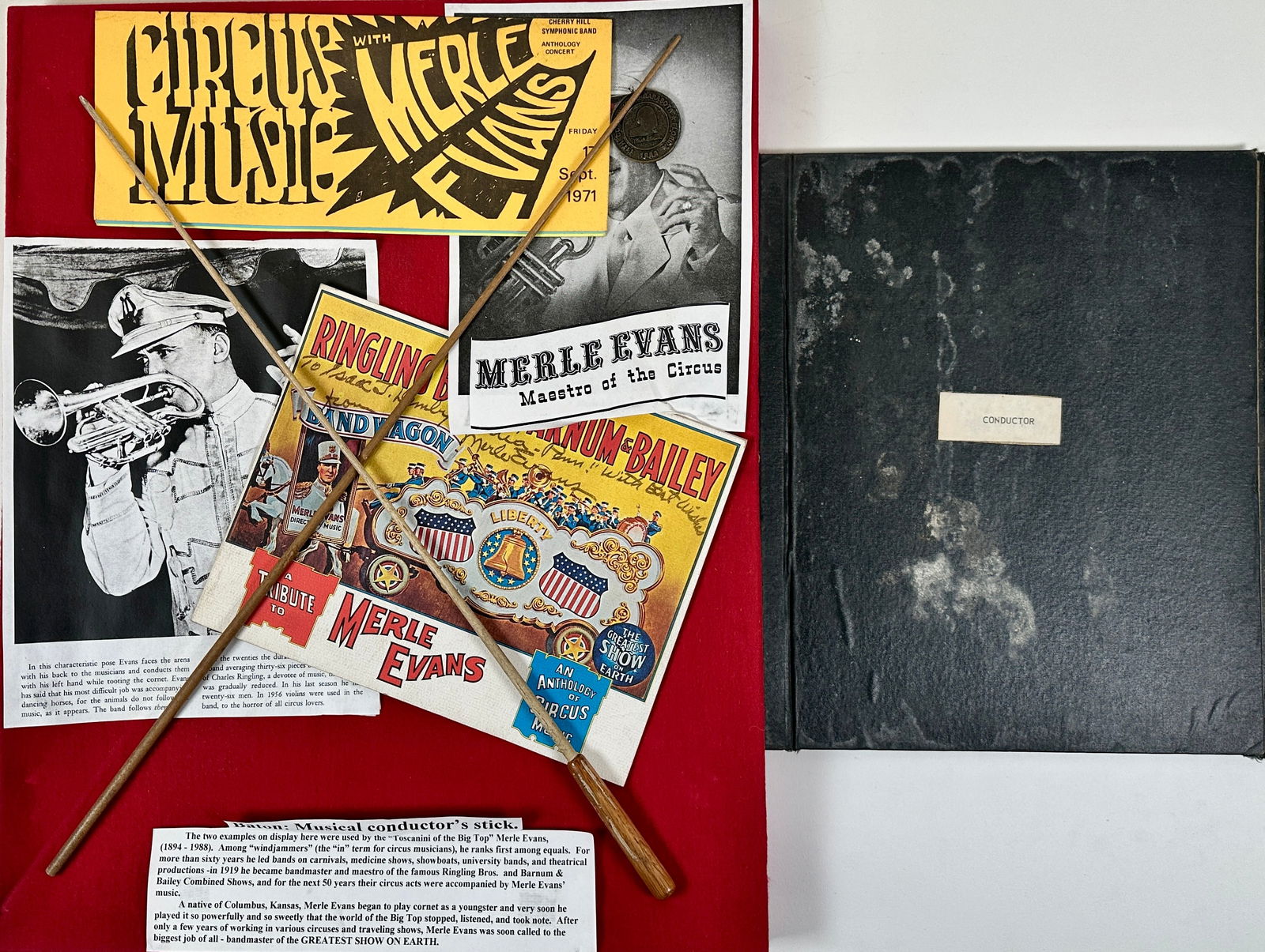 MERLE EVANS BANDMASTER MEMORABILIA (1 of 1)