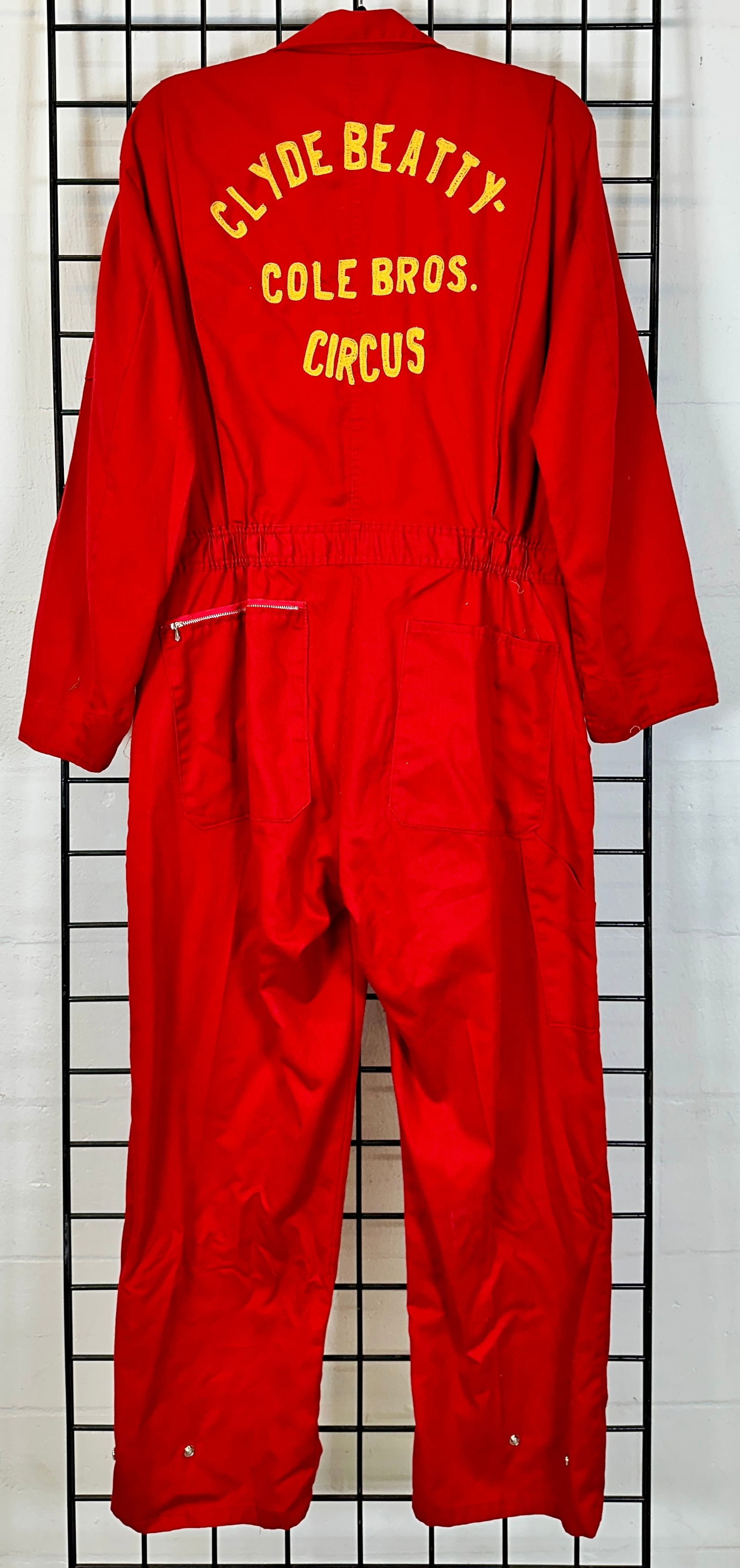 CLYDE BEATTY - COLE BROS. CIRCUS WORKER JUMPSUIT (1 of 3)