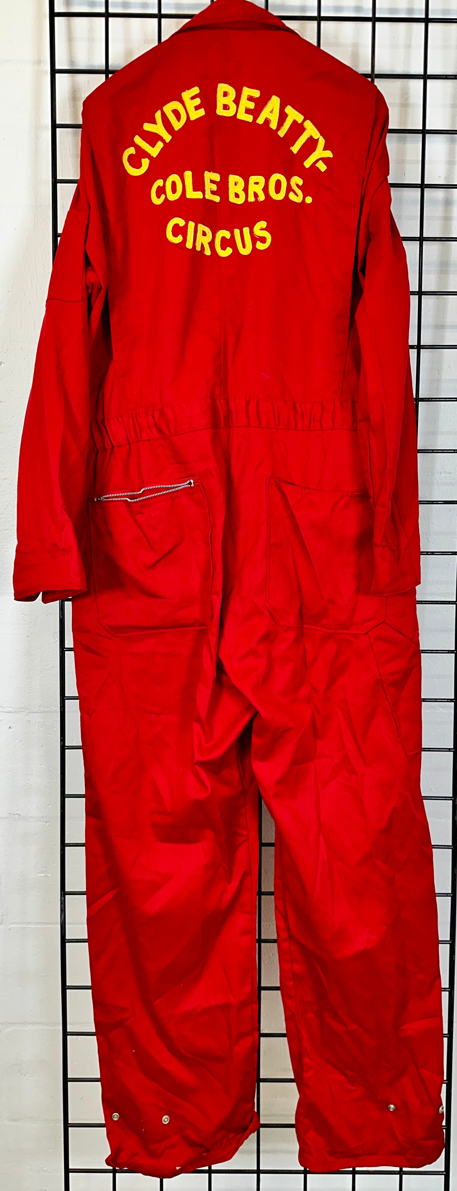 CLYDE BEATTY - COLE BROS. CIRCUS WORKER JUMPSUIT (1 of 3)
