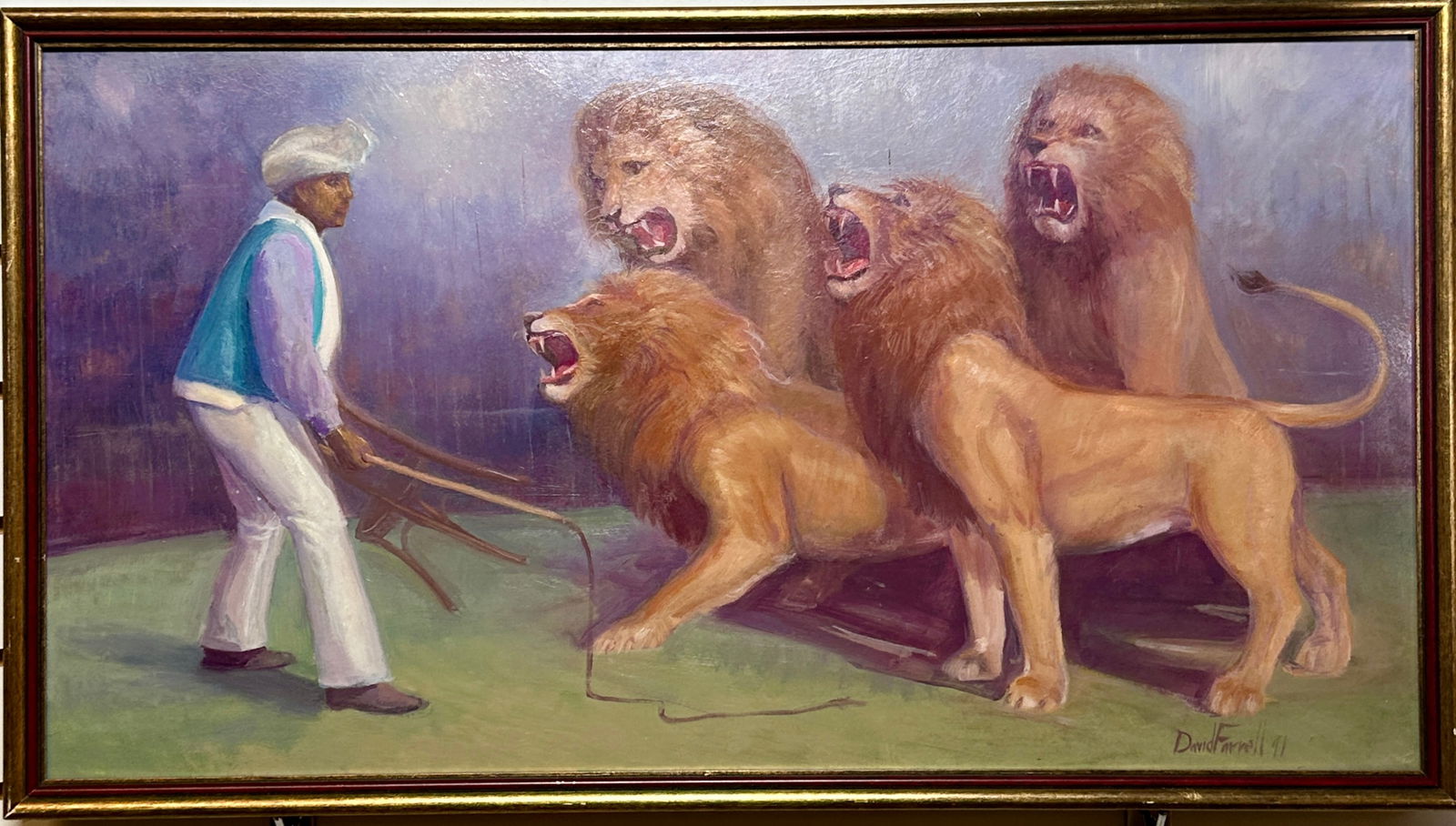 DAVID FARRELL PAINTING - PRINCE BOGINO (1 of 1)