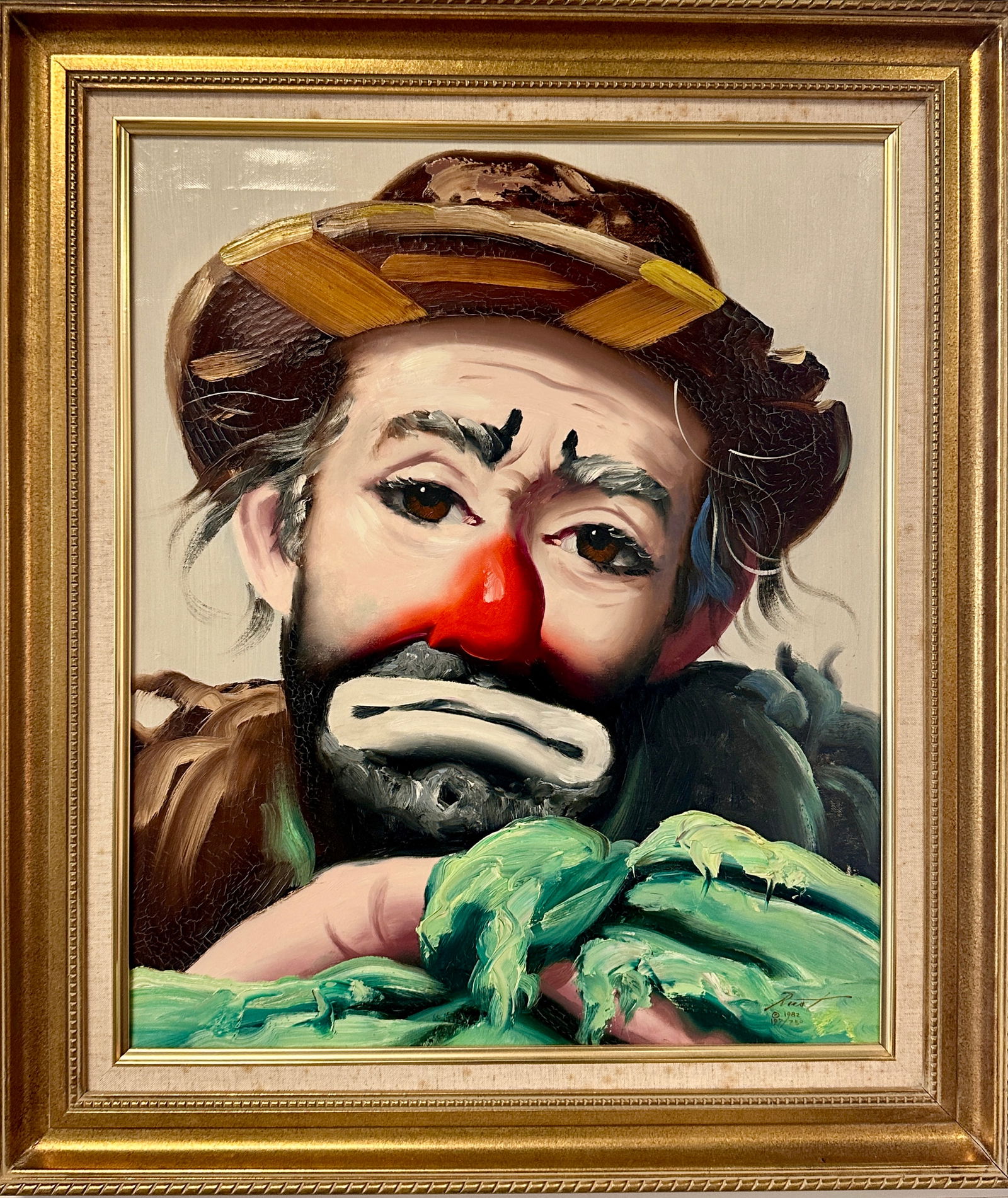 DONALD L. RUST PAINTING OF EMMETT KELLY, SR. (1 of 1)