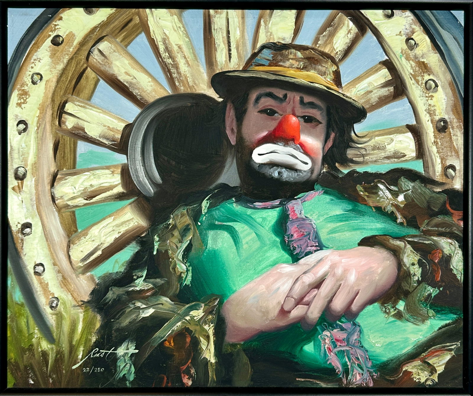 DONALD L. RUST PAINTING OF EMMETT KELLY, SR. (1 of 1)