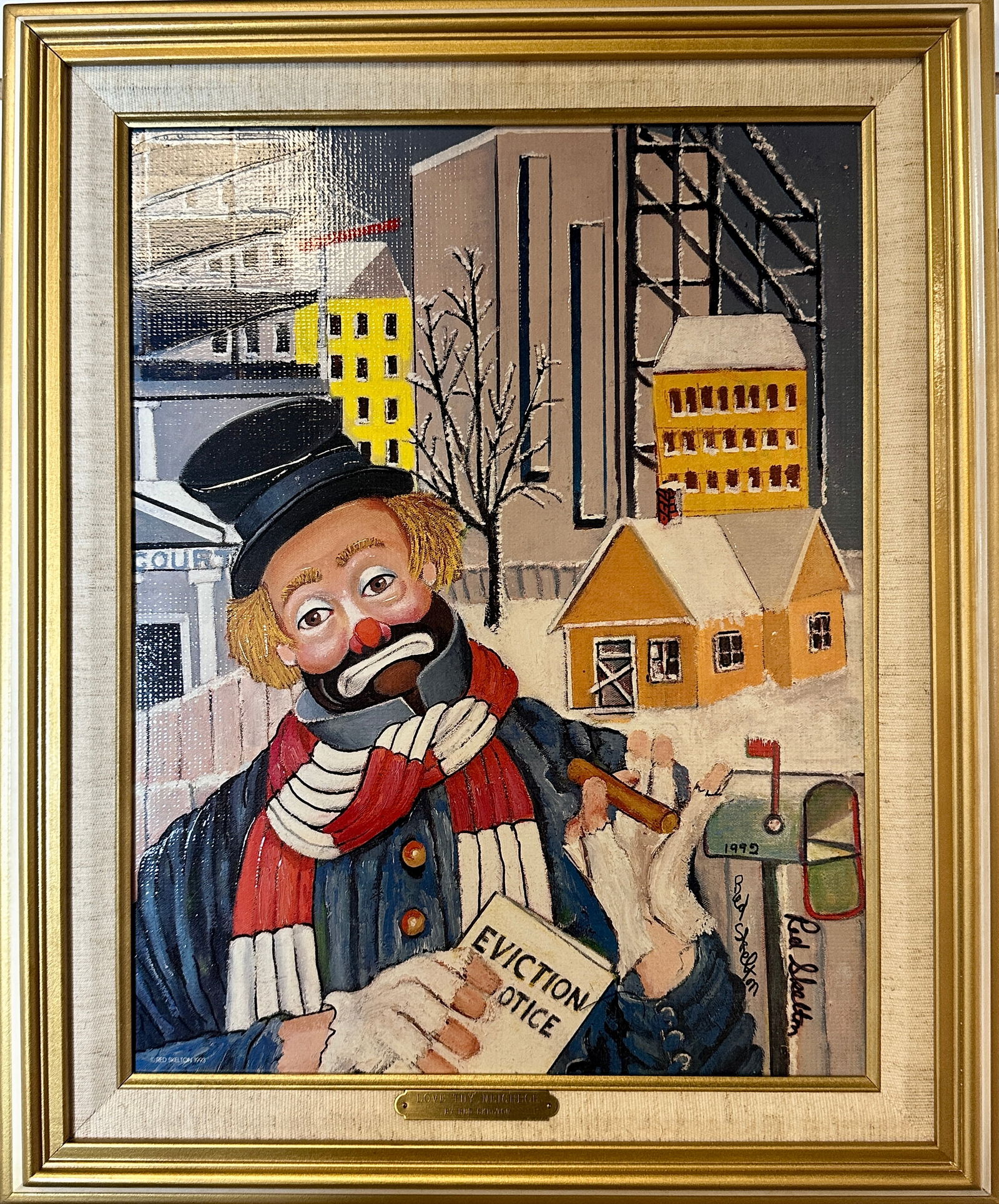 RED SKELTON GICLEE PAINTING (1 of 1)