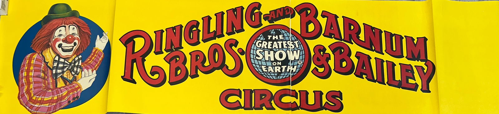 RINGLING BROS. BARNUM BAILEY BANNER POSTER (1 of 1)