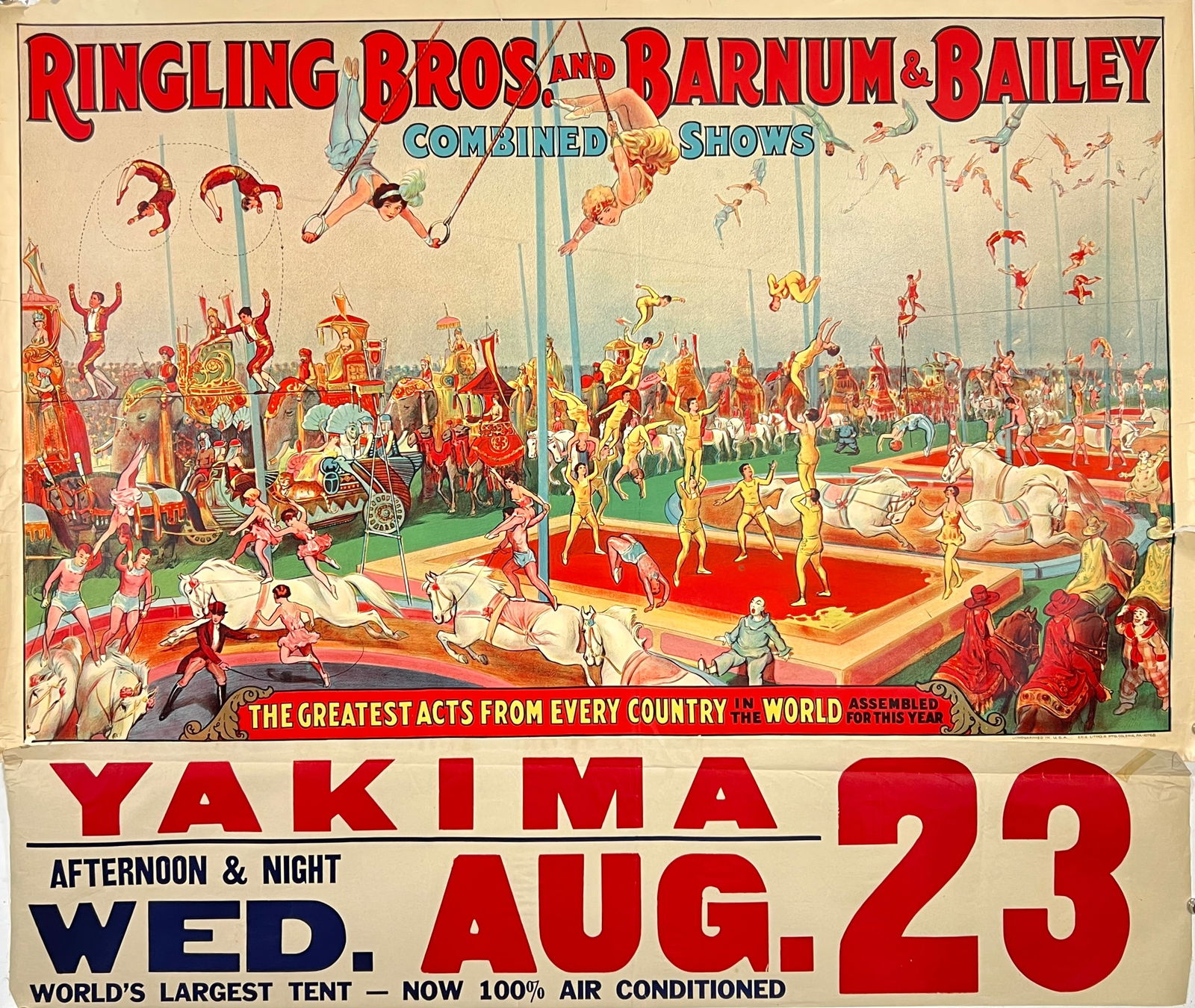 RINGLING BROS. AND BARNUM & BAILEY CIRCUS POSTER (1 of 1)