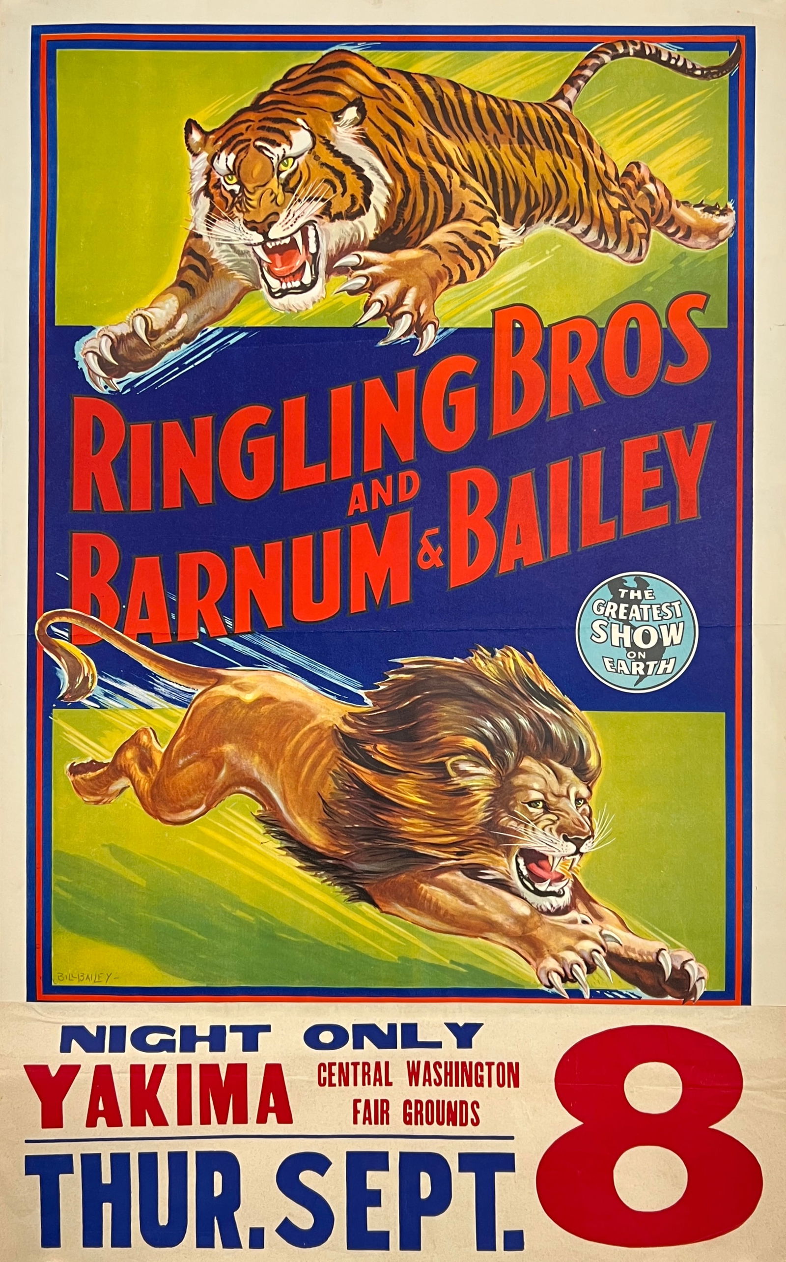 RINGLING BROS. AND BARNUM & BAILEY CIRCUS POSTER (1 of 1)
