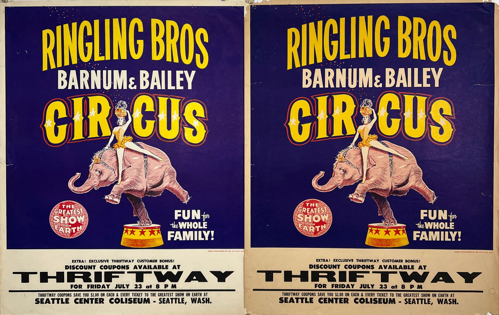 RINGLING BROS. AND BARNUM & BAILEY CIRCUS POSTERS (1 of 1)