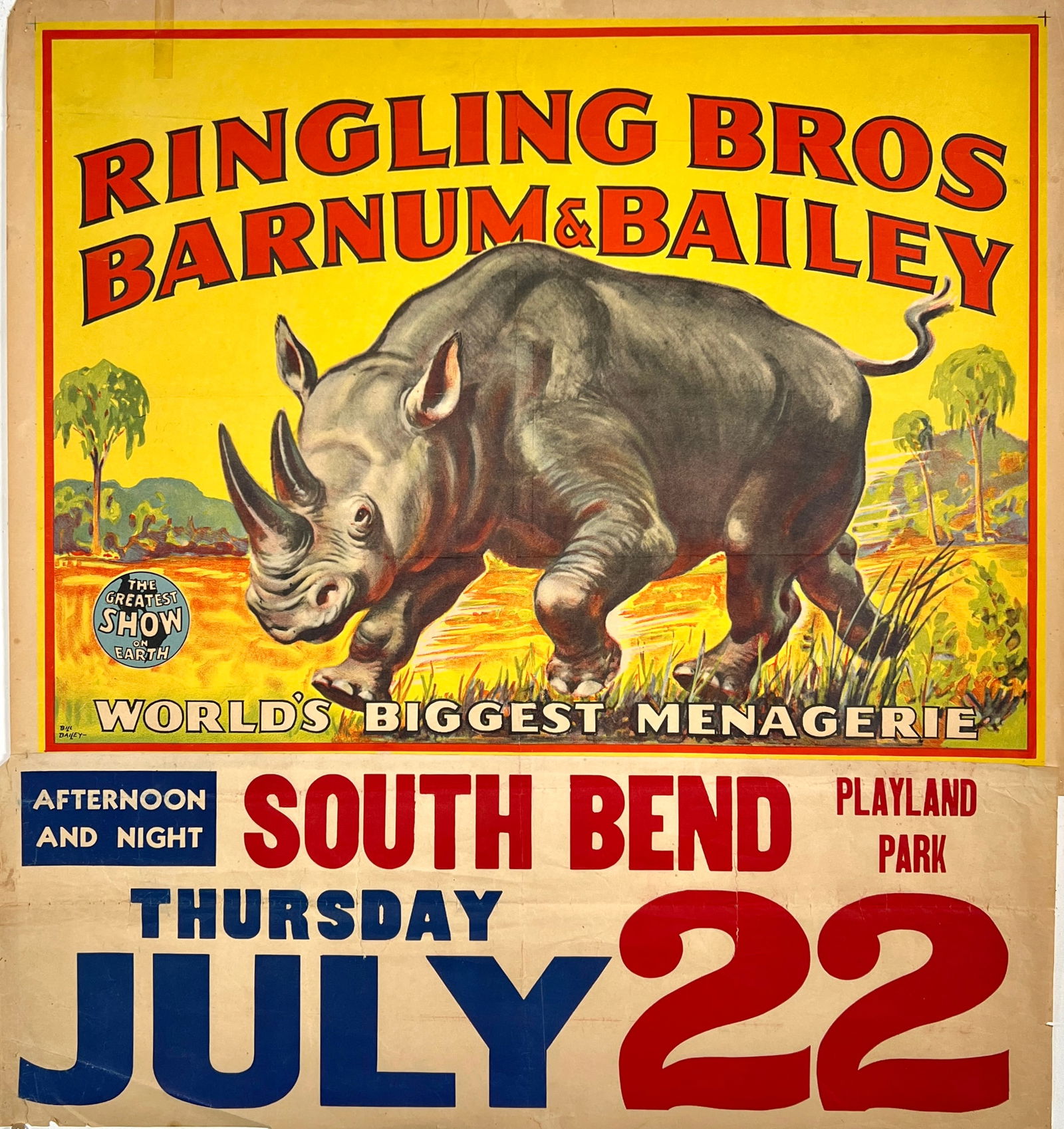 RINGLING BROS. AND BARNUM & BAILEY CIRCUS POSTER (1 of 1)