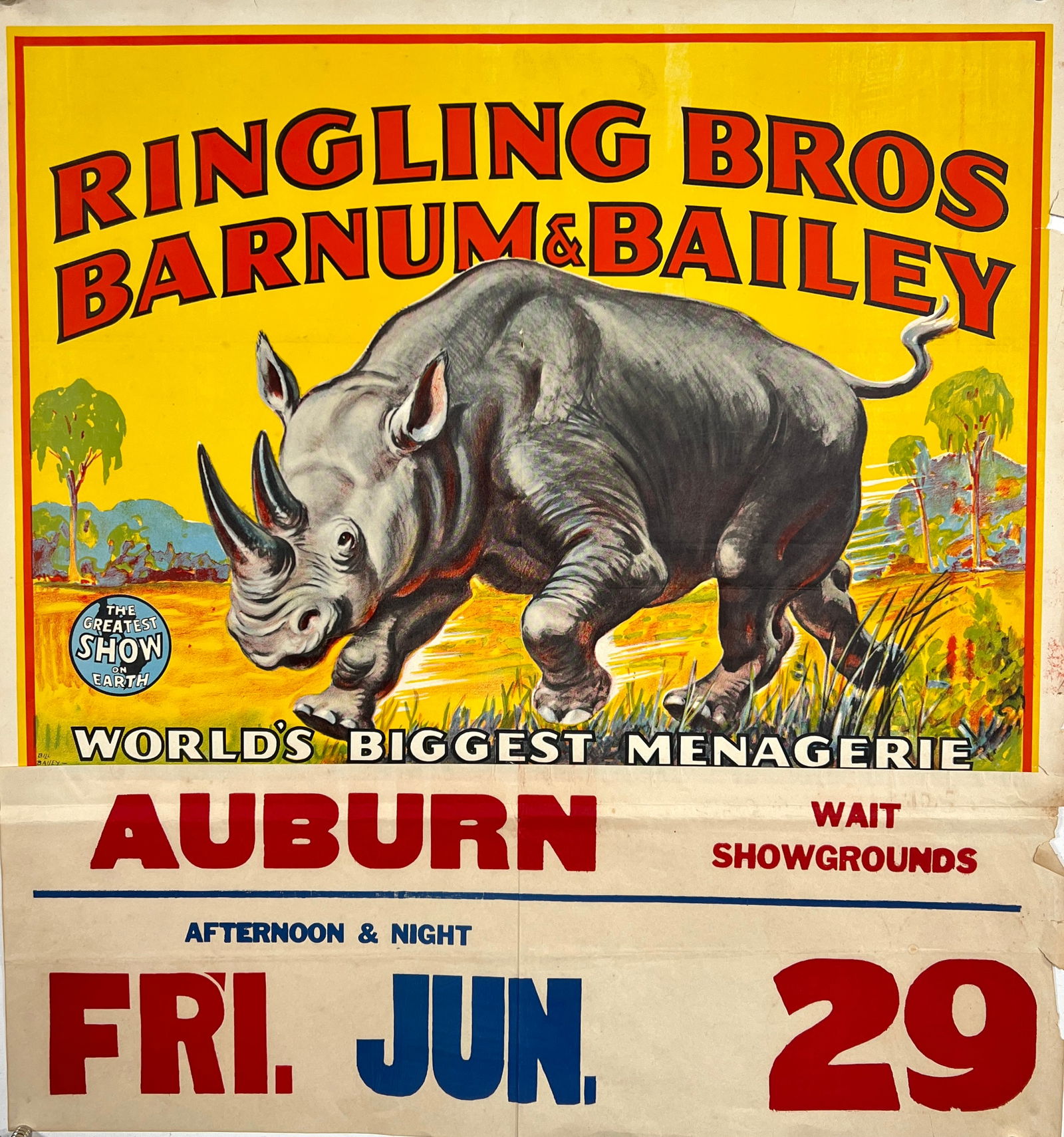 RINGLING BROS. AND BARNUM & BAILEY CIRCUS POSTER (1 of 1)