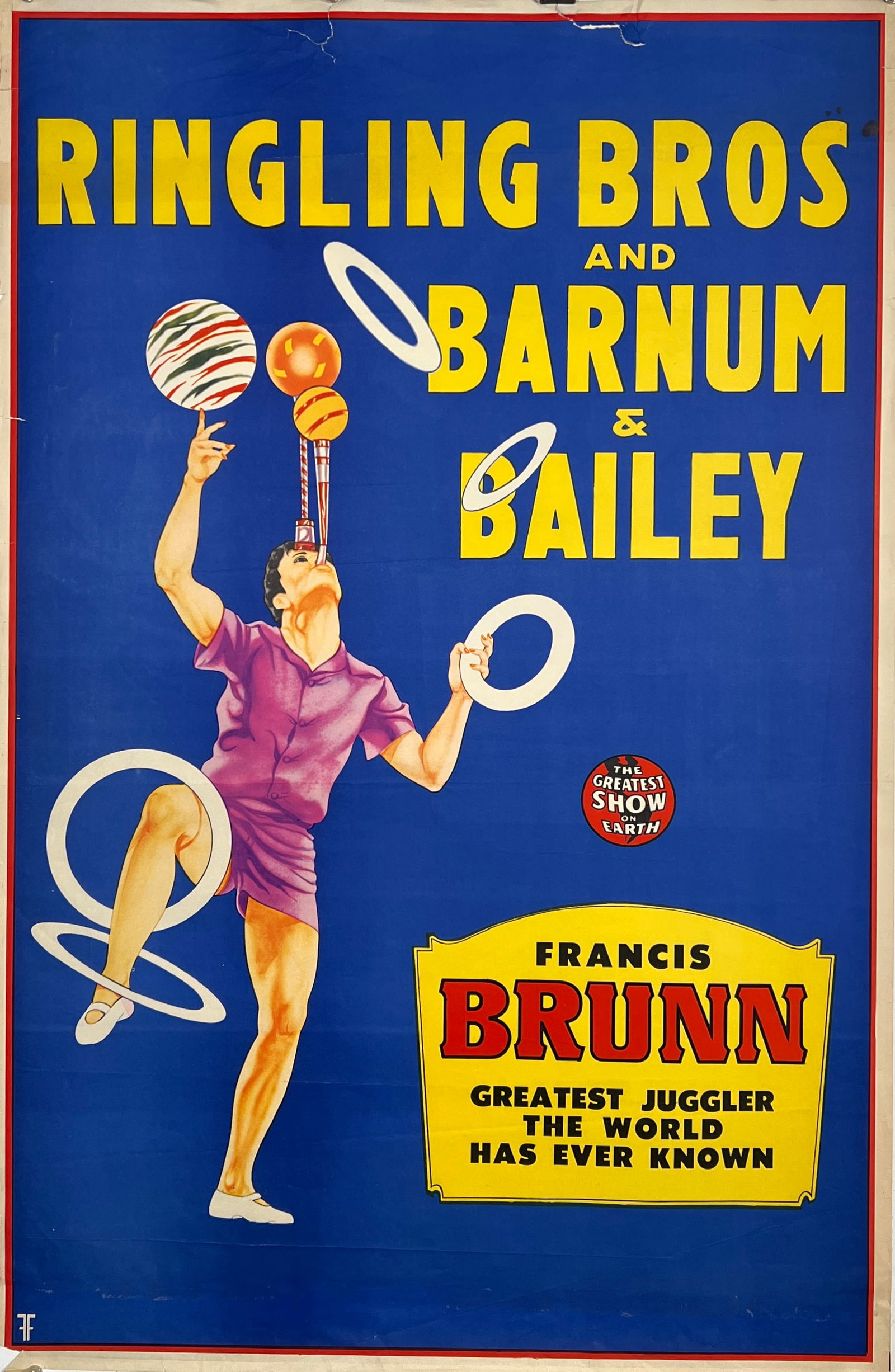 RINGLING BROS. AND BARNUM & BAILEY CIRCUS POSTER (1 of 1)