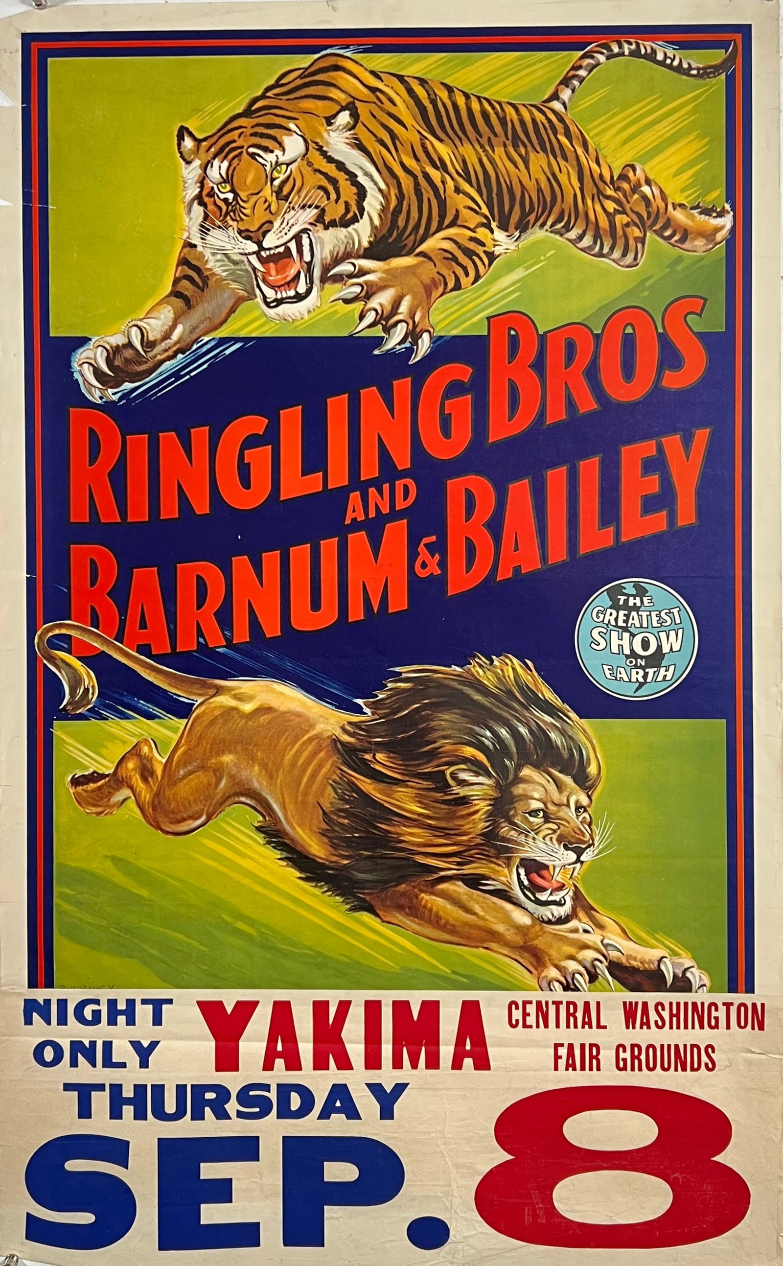 RINGLING BROS. AND BARNUM & BAILEY CIRCUS POSTER (1 of 1)