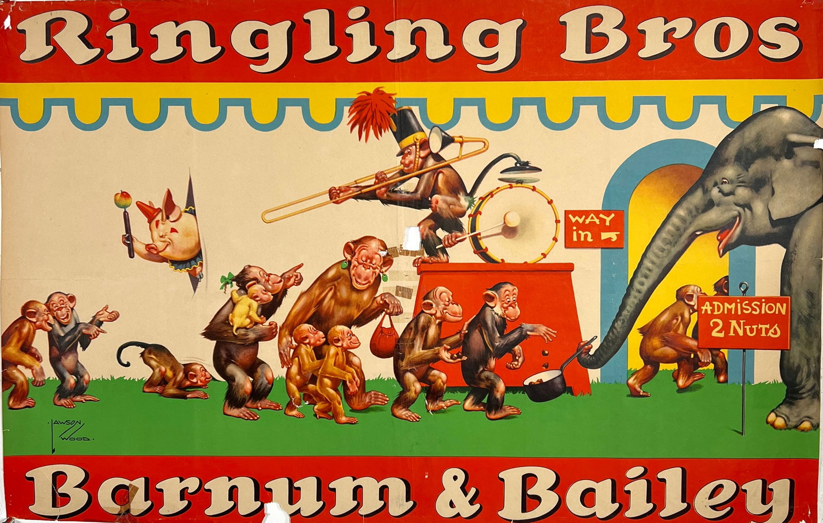 RINGLING BROS. AND BARNUM & BAILEY CIRCUS POSTER (1 of 1)