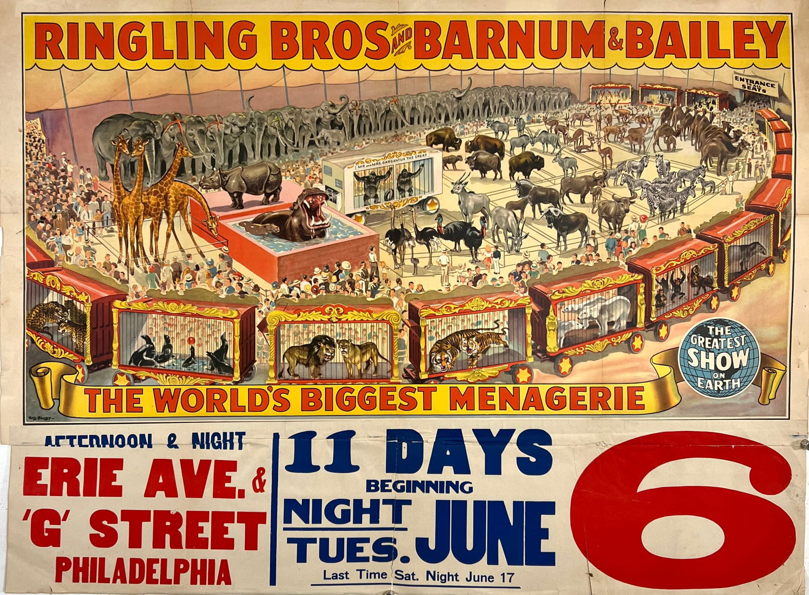 RINGLING BROS. AND BARNUM & BAILEY CIRCUS POSTER (1 of 1)