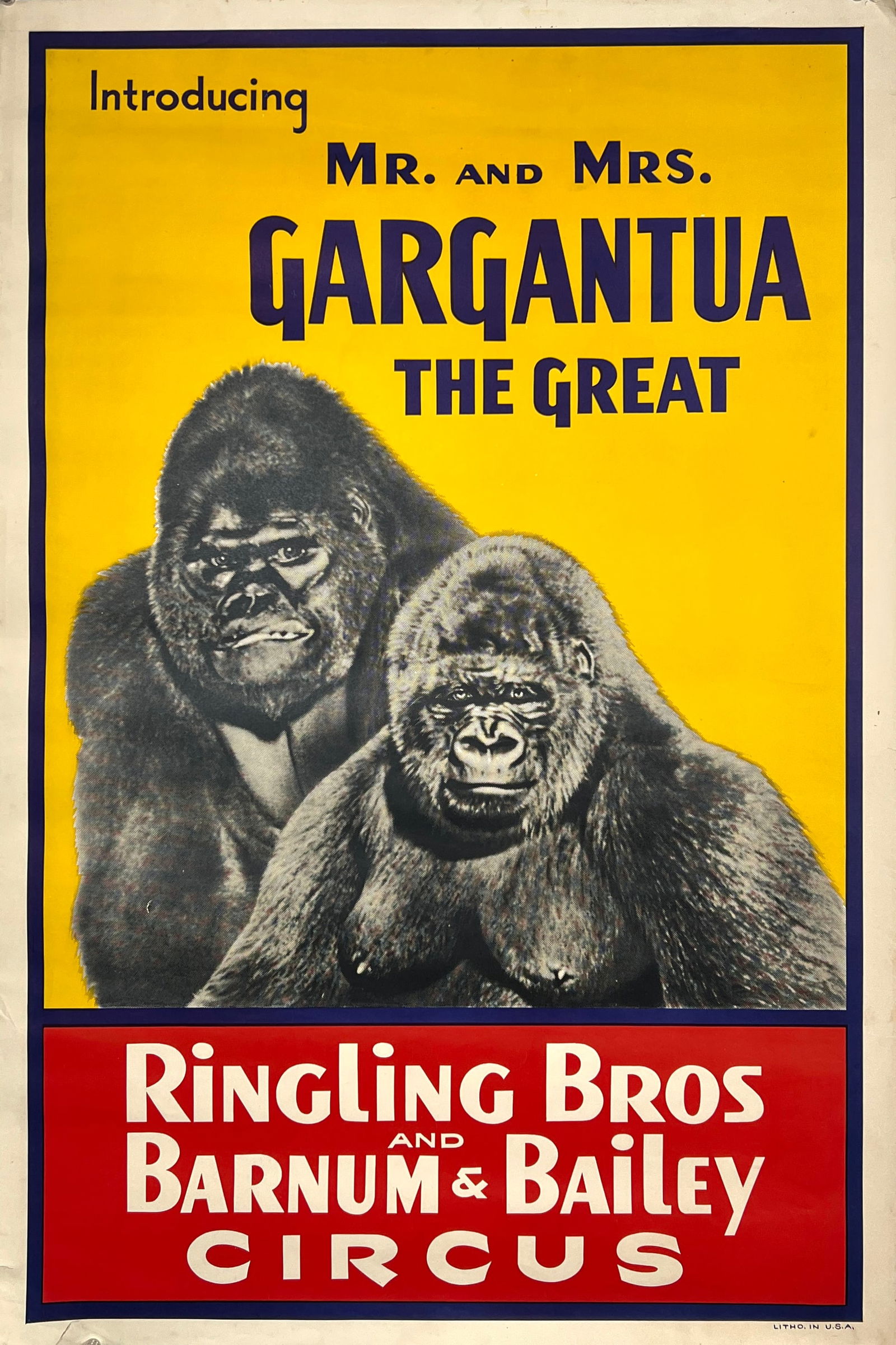 RINGLING BROS. AND BARNUM & BAILEY CIRCUS POSTER (1 of 1)