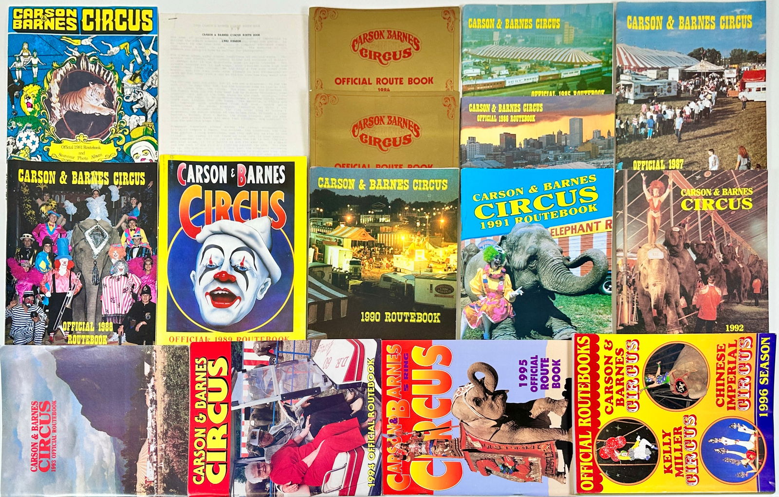 CARSON & BARNES ROUTE BOOKS (1 of 5)