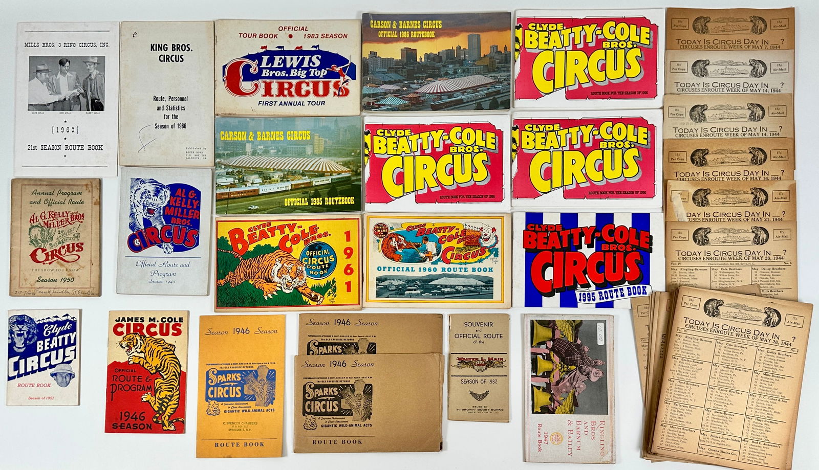 CIRCUS ROUTE BOOK COLLECTION (1 of 6)