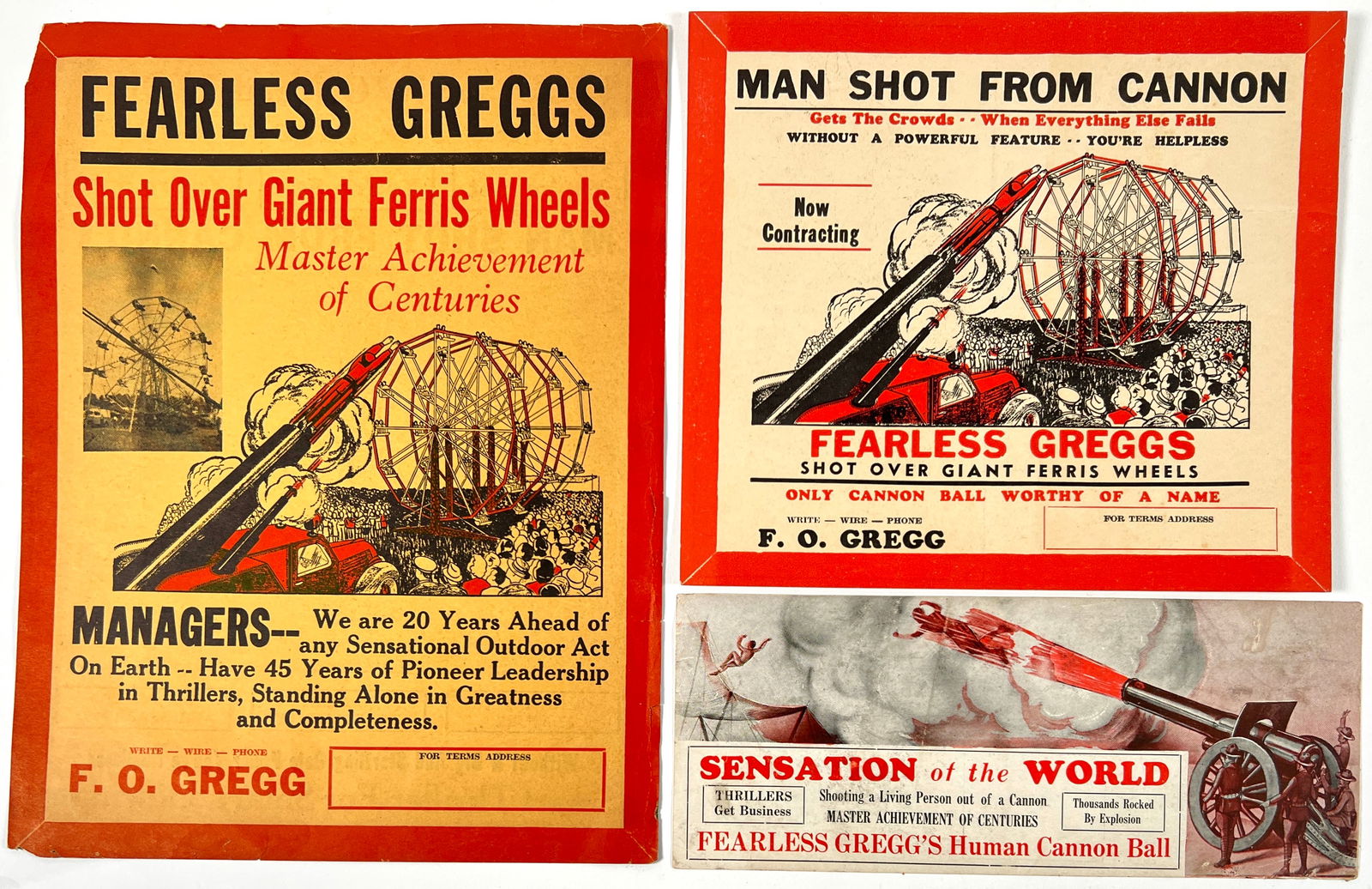 HUMAN CANNONBALL - THE FEARLESS GREGGS (1 of 2)