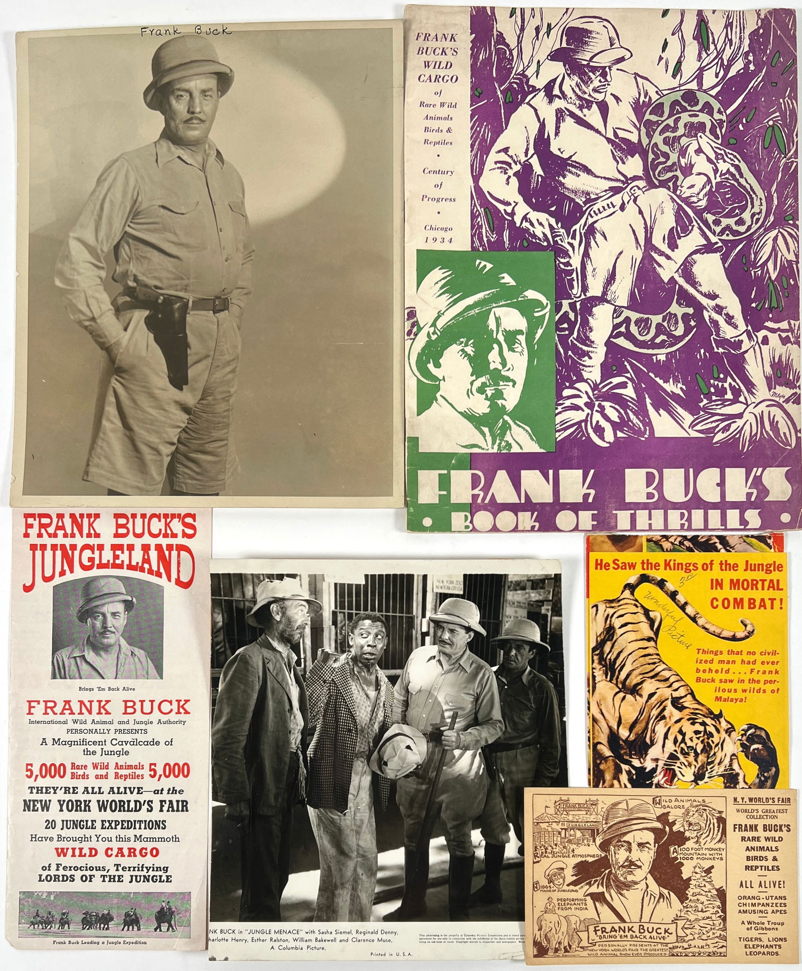 FRANK BUCK MEMORABILIA (1 of 2)