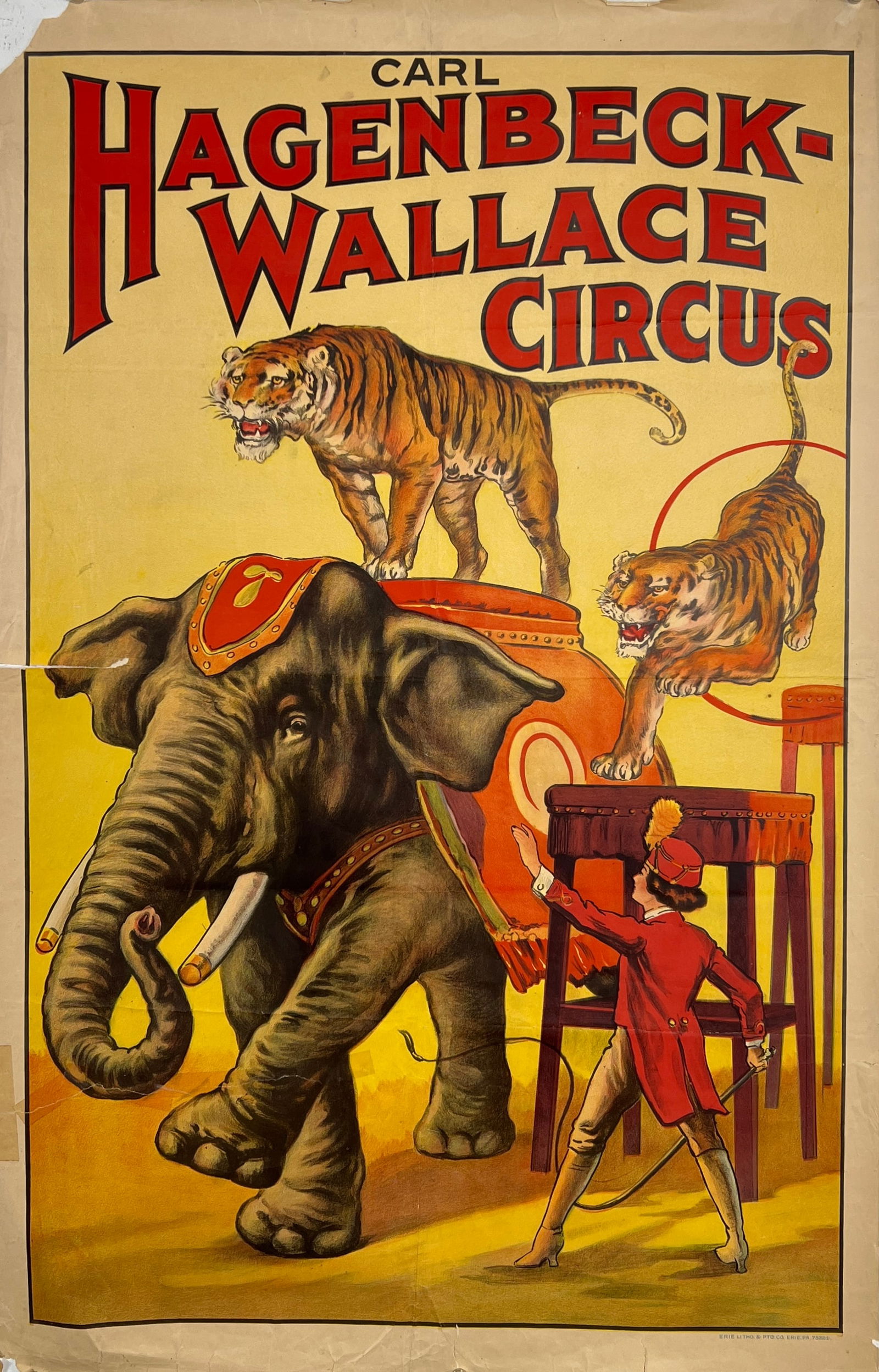 CARL HAGENBECK - WALLACE CIRCUS POSTER (1 of 1)