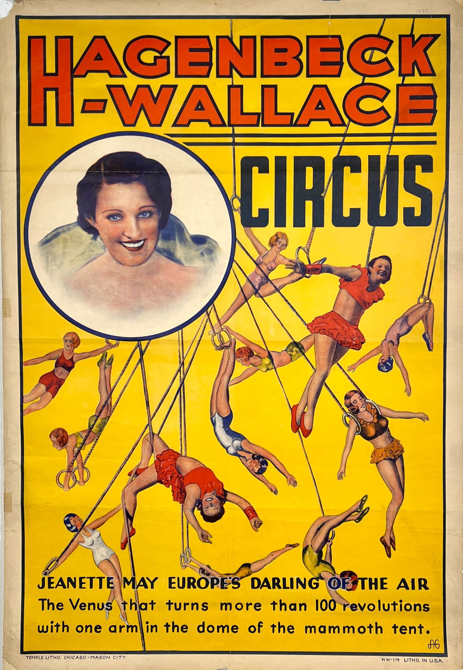 HAGENBECK - WALLACE CIRCUS POSTER (1 of 1)
