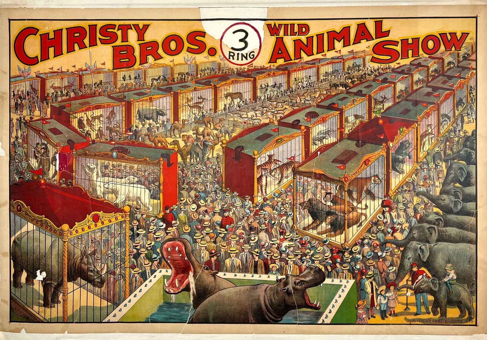 CHRISTY BROS. CIRCUS POSTER (1 of 1)