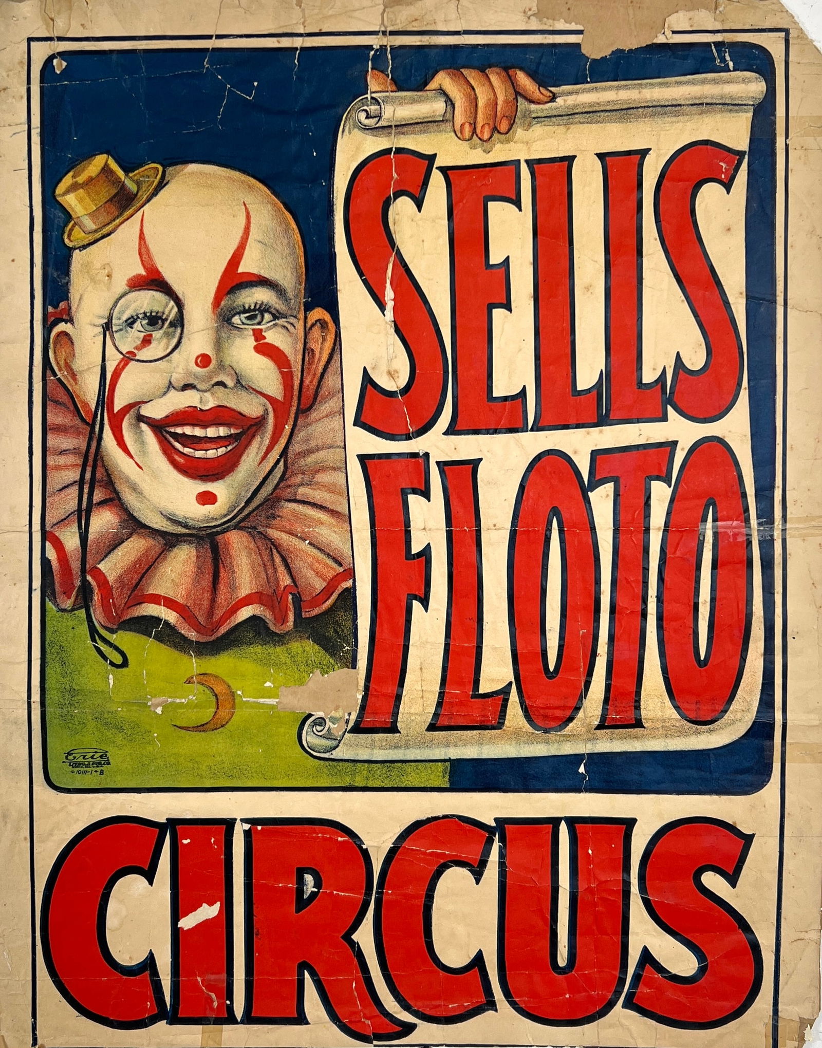 SELLS-FLOTO CIRCUS POSTER (1 of 1)