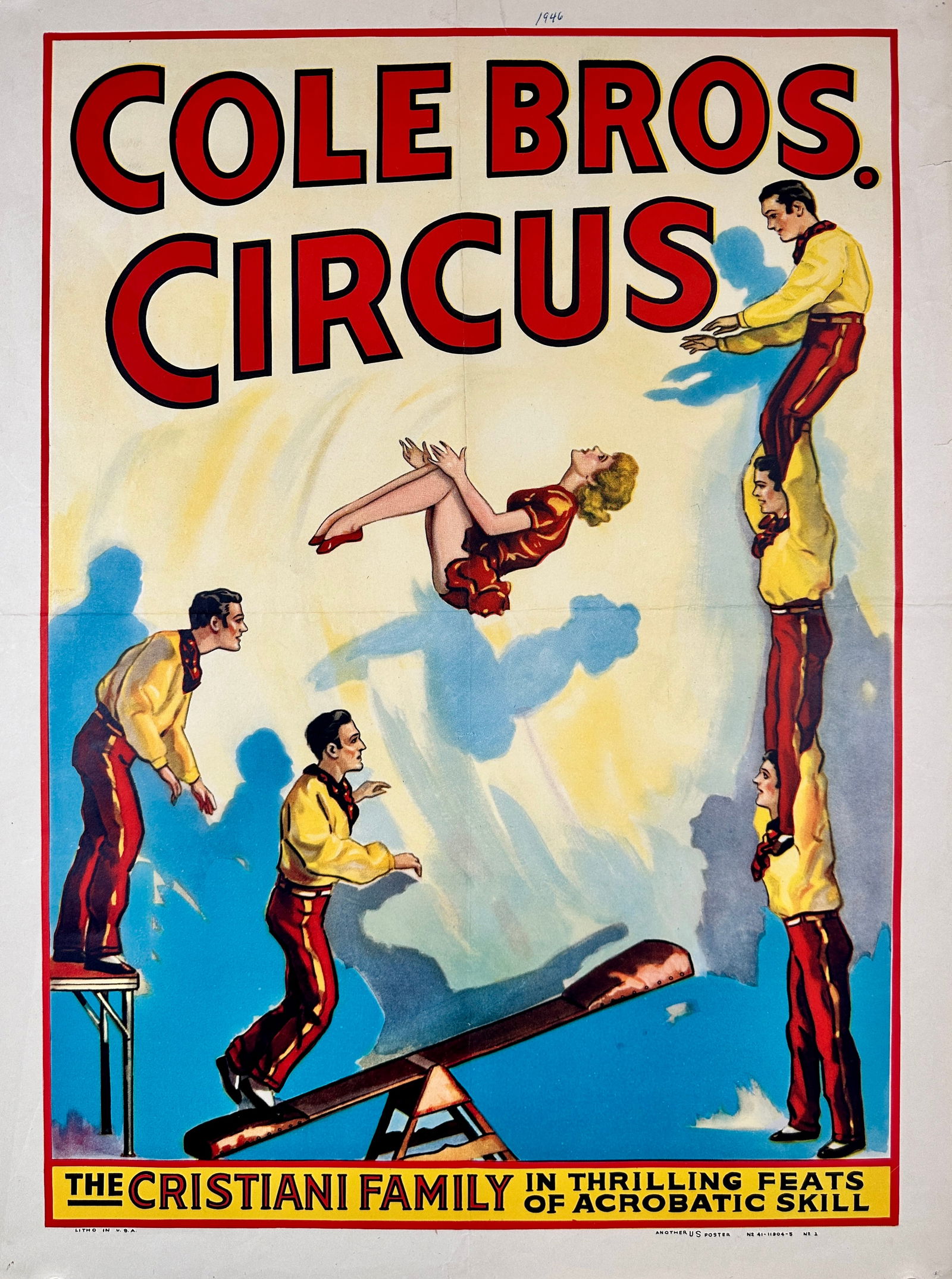 COLE BROS. CIRCUS POSTER (1 of 1)