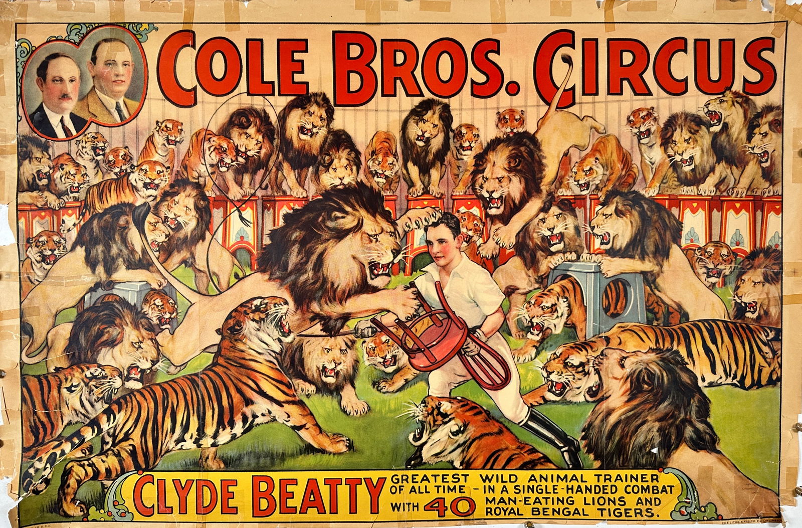 COLE BROS. CIRCUS POSTER (1 of 1)