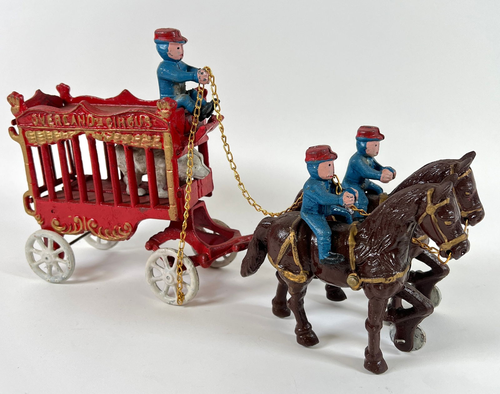 OVERLAND CIRCUS CAST IRON TOY (1 of 1)