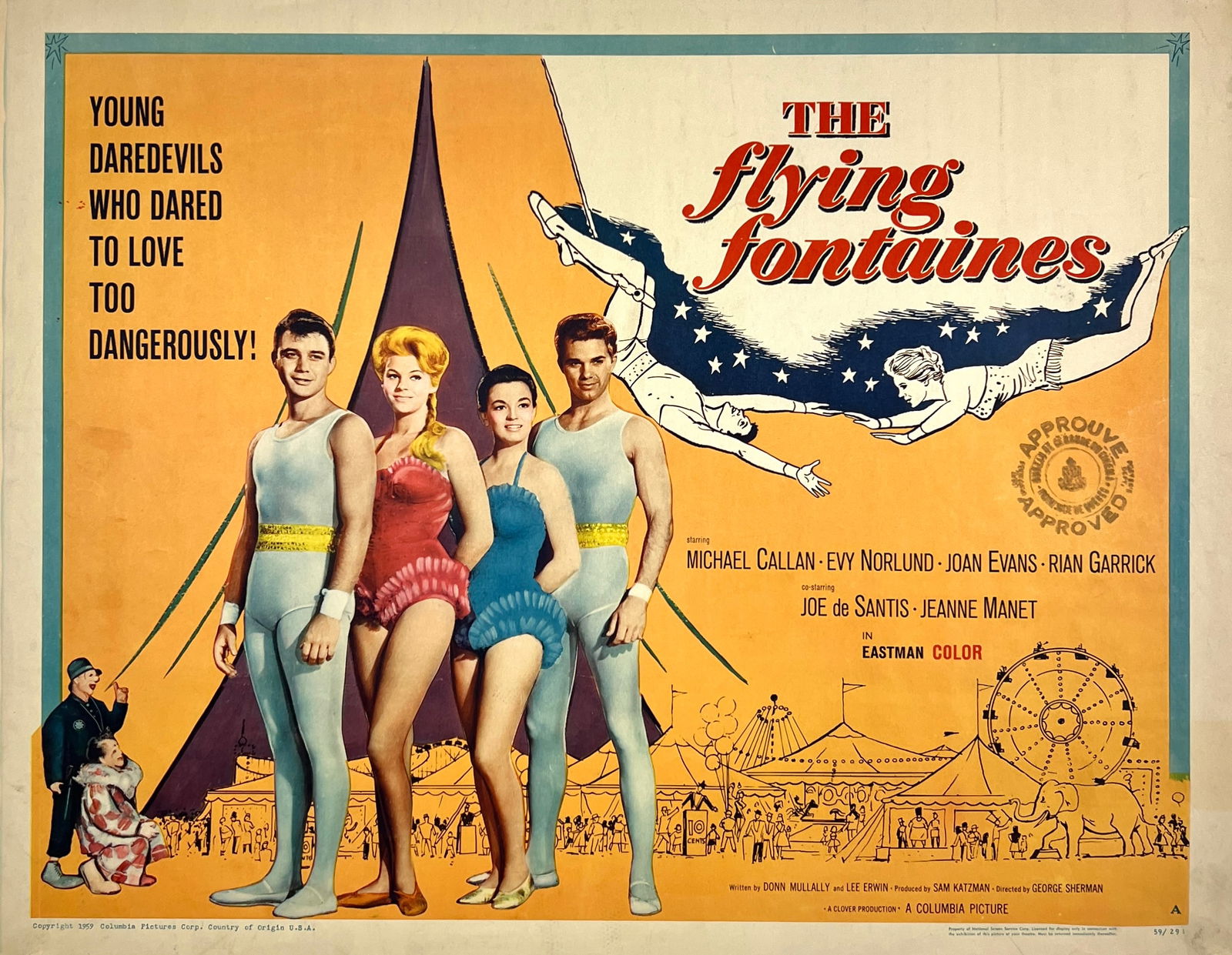THE FLYING FONTAINES MOTION PICTURE POSTER (1 of 1)
